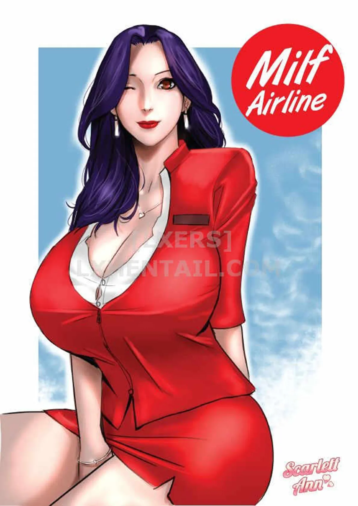 HentaiVN.net - Ảnh 4 - Milf Airline [Milf Tiếp Viên hàng không] - Chap 1