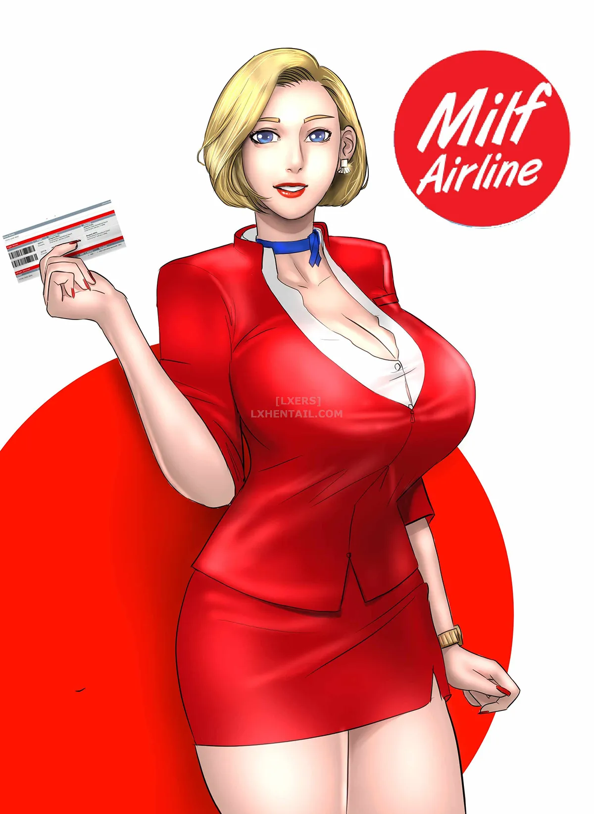 HentaiVN.net - Ảnh 5 - Milf Airline [Milf Tiếp Viên hàng không] - Chap 1
