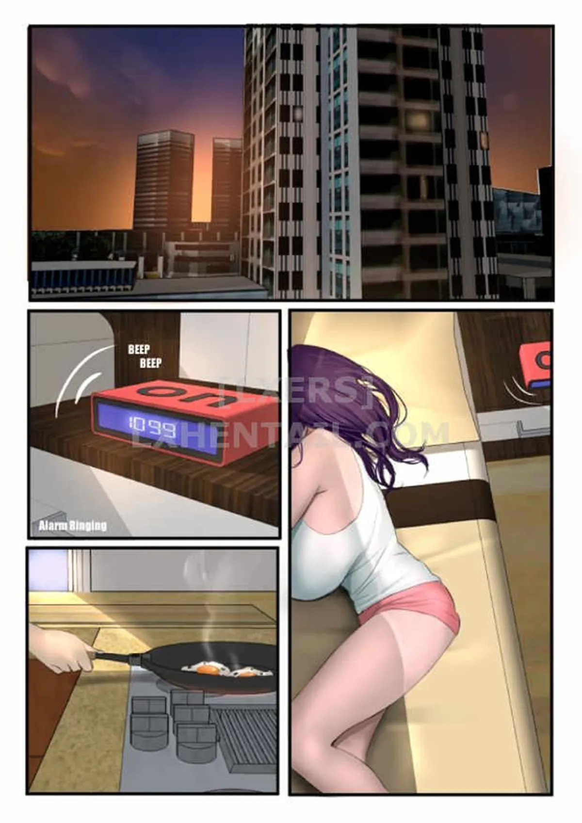 HentaiVN.net - Ảnh 7 - Milf Airline [Milf Tiếp Viên hàng không] - Chap 1