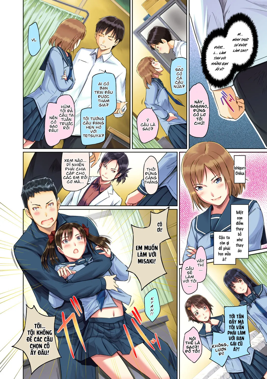 HentaiVN.net - Ảnh 8 - Sweet Hearts [Sweethearts] - Chap 1