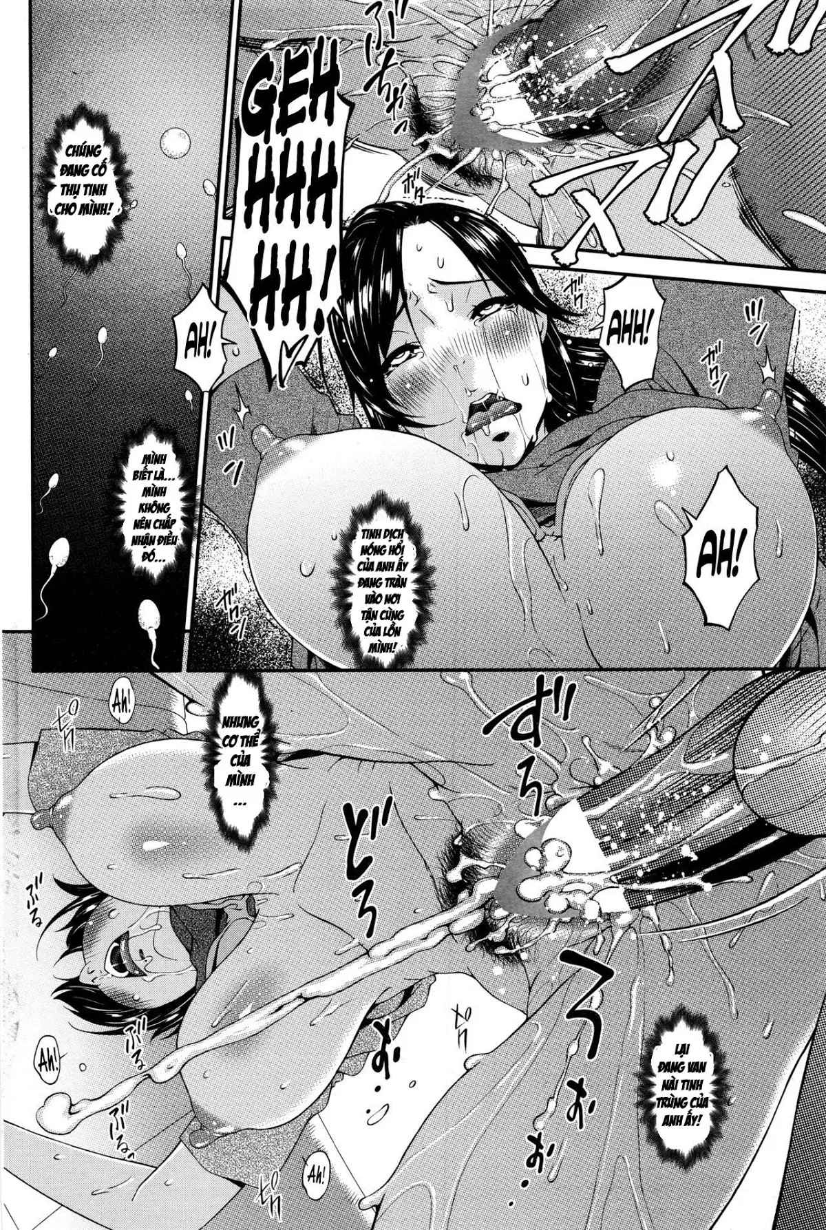 HentaiVN.net - Ảnh 8 - Impregnated Mother [Youbo] - Chap 3