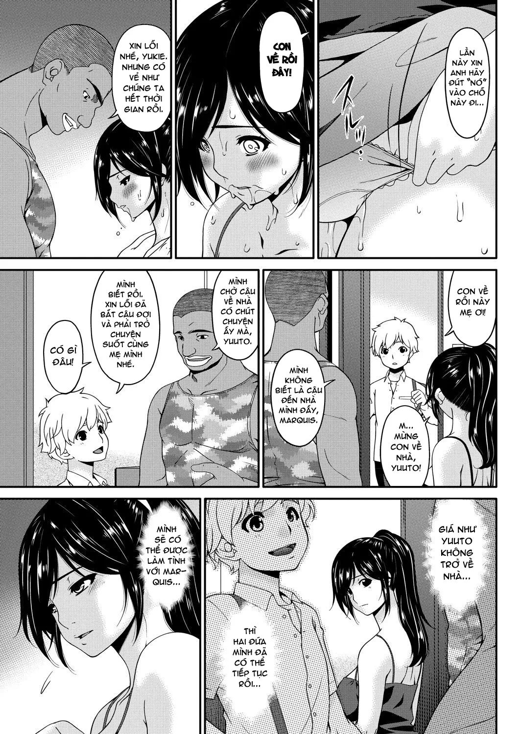 HentaiVN.net - Ảnh 4 - Impregnated Mother [Youbo] - Chap 8