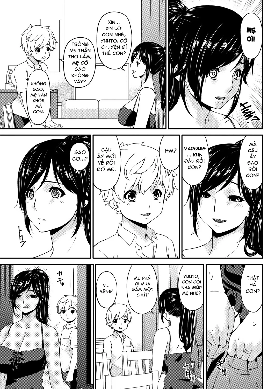 HentaiVN.net - Ảnh 6 - Impregnated Mother [Youbo] - Chap 8