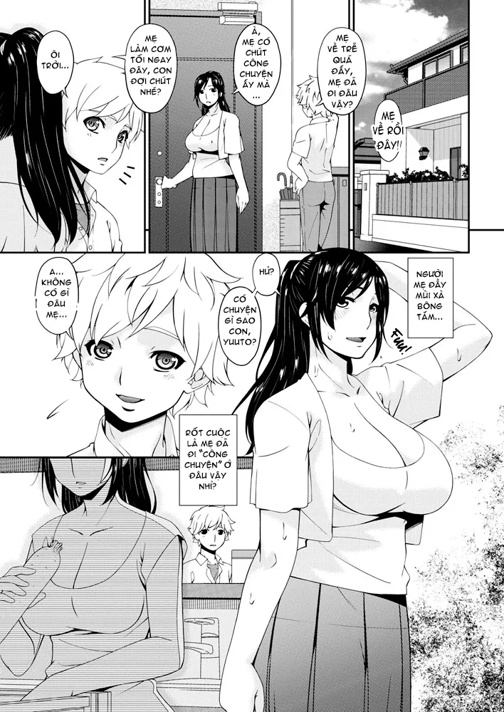 HentaiVN.net - Ảnh 10 - Impregnated Mother [Youbo] - Chap 9