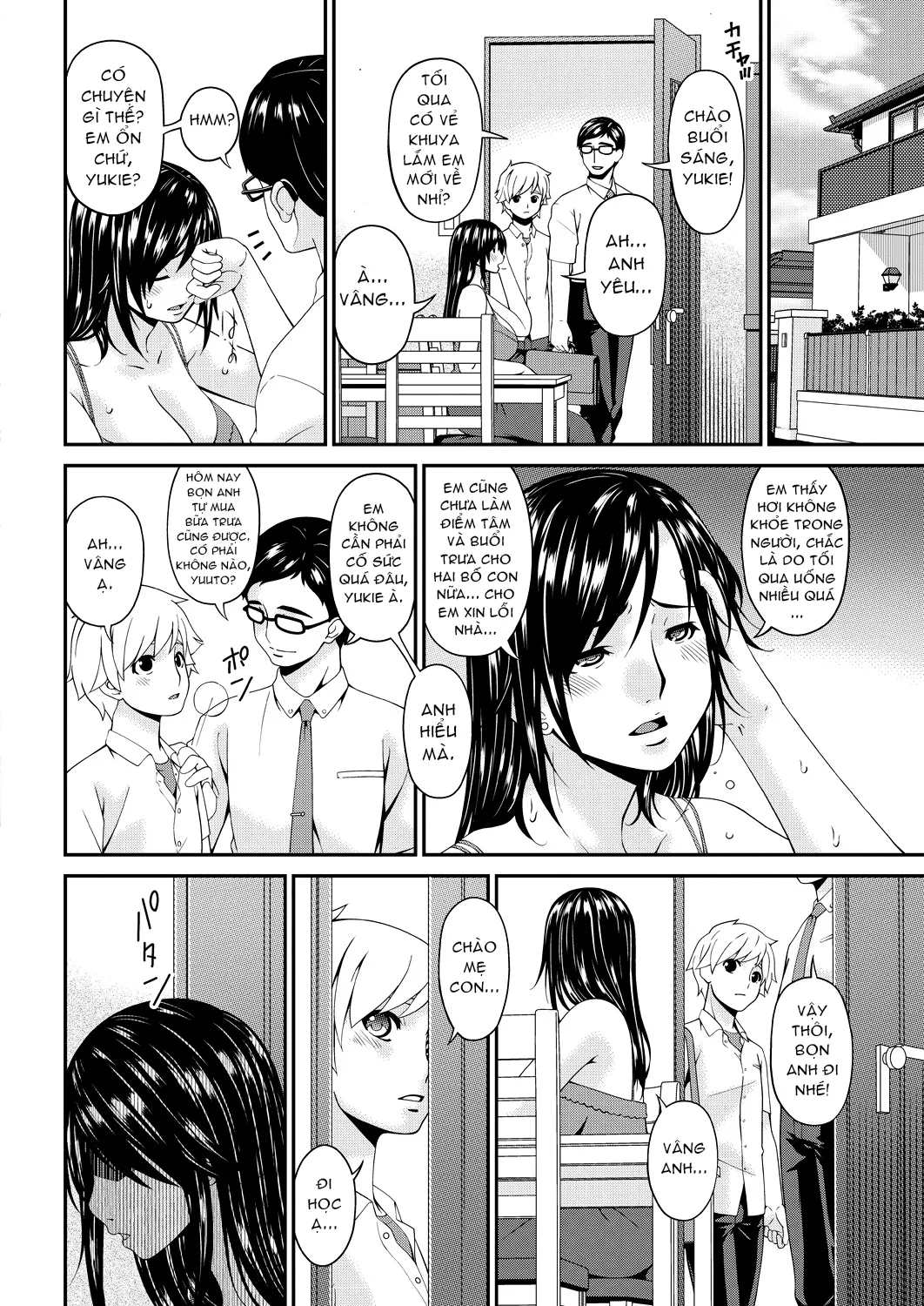 HentaiVN.net - Ảnh 9 - Impregnated Mother [Youbo] - Chap 11