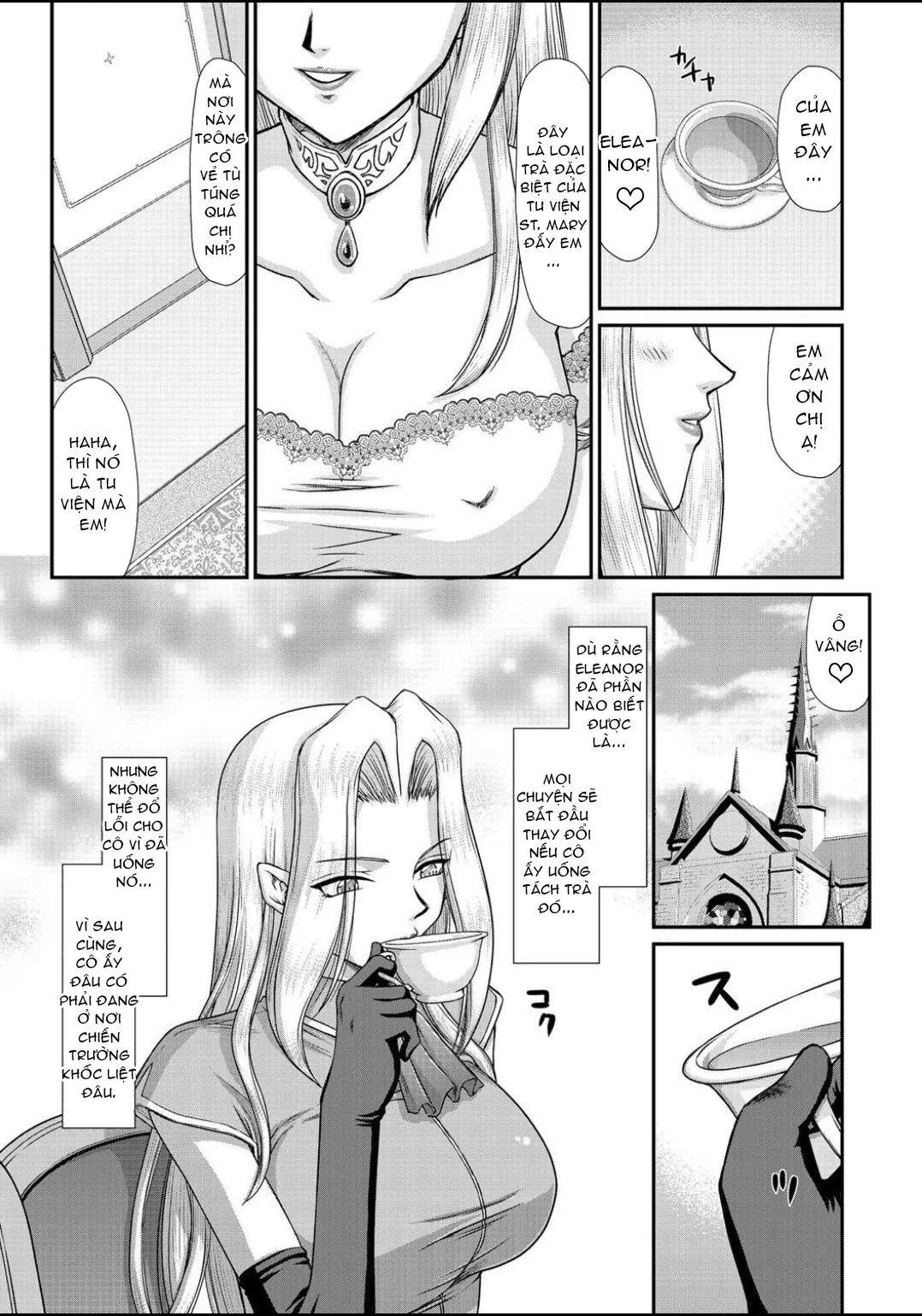 HentaiVN.net - Ảnh 4 - Ingyaku no Oukoku Auger Hakudaku Senki Eleanor [淫虐の王国オージェ 白濁戦姫エレアノール] - Chap 3