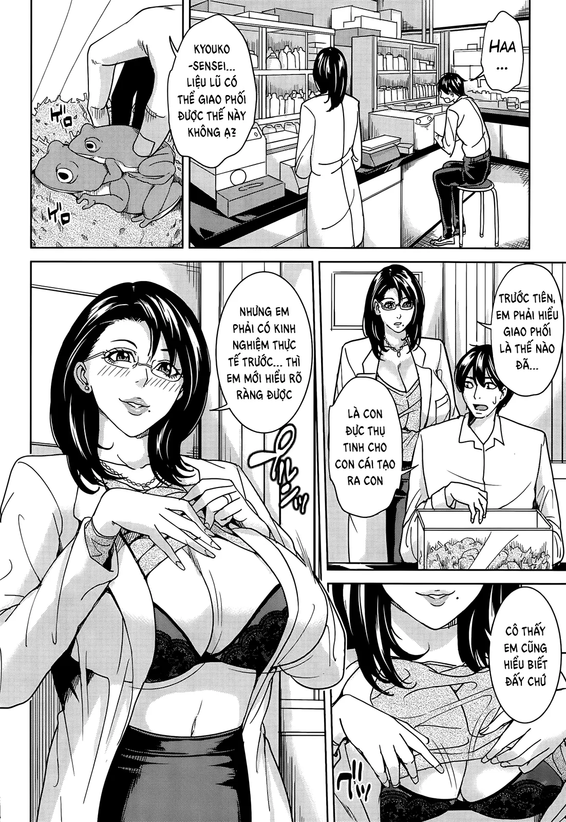 HentaiVN.net - Ảnh 9 - Kyouko-sensei and My Secret [Kyouko Sensei to Boku no Himitsu, Onna Kyoushi to Boku no Himitsu] - Chap 1