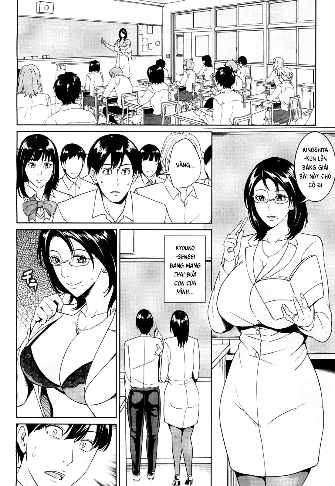 HentaiVN.net - Ảnh 15 - Kyouko-sensei and My Secret [Kyouko Sensei to Boku no Himitsu, Onna Kyoushi to Boku no Himitsu] - Chap 3