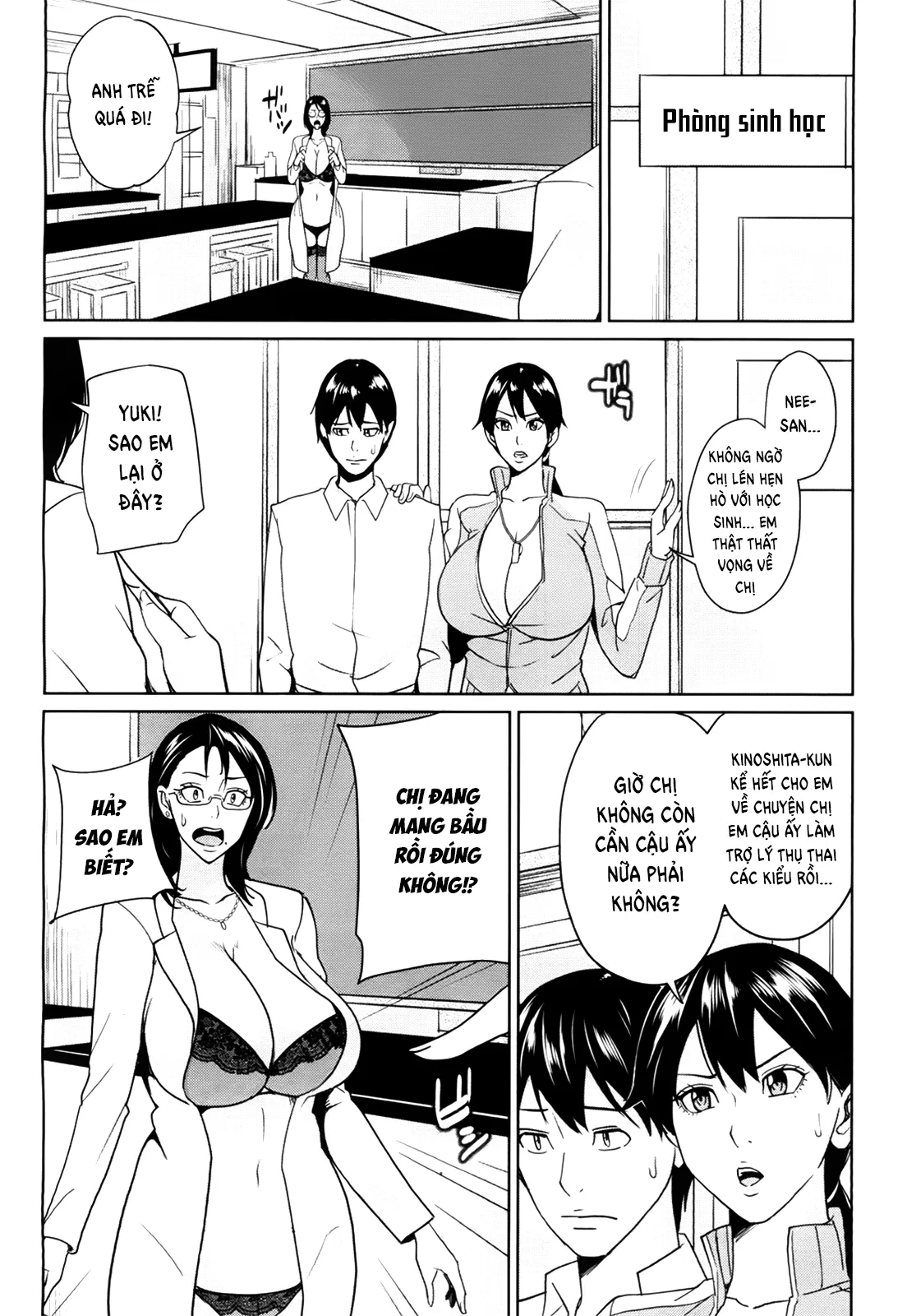 HentaiVN.net - Ảnh 17 - Kyouko-sensei and My Secret [Kyouko Sensei to Boku no Himitsu, Onna Kyoushi to Boku no Himitsu] - Chap 3