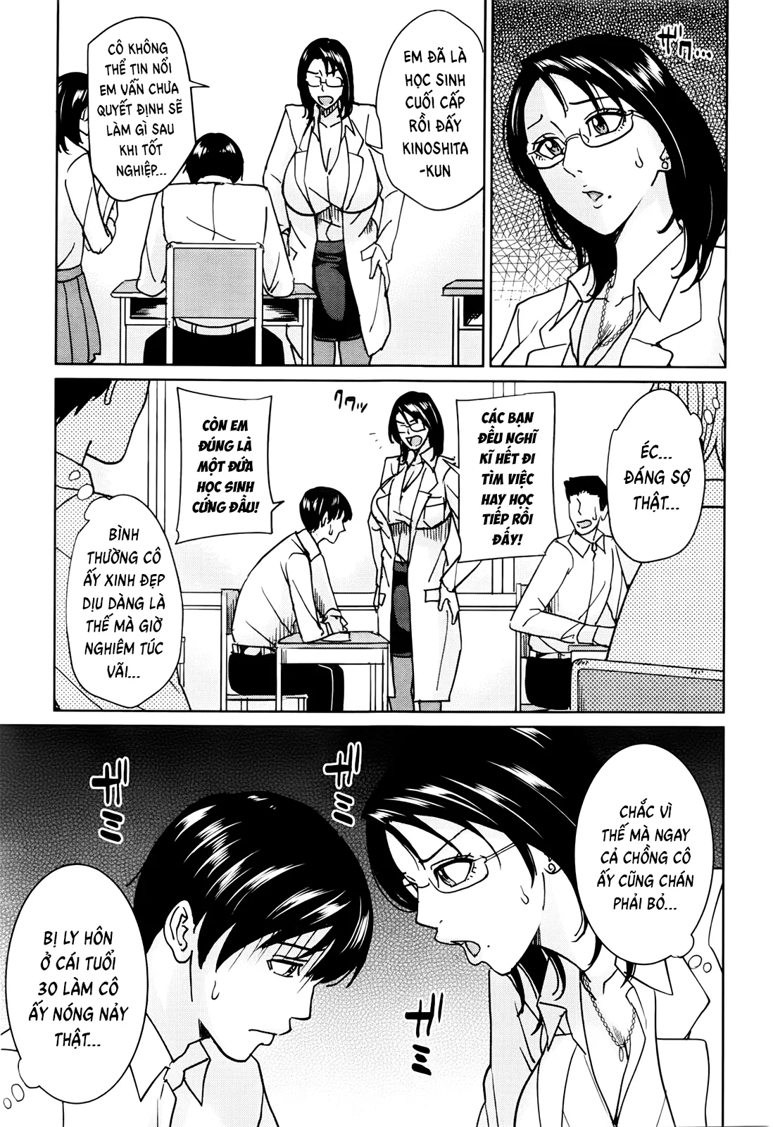 HentaiVN.net - Ảnh 10 - Kyouko-sensei and My Secret [Kyouko Sensei to Boku no Himitsu, Onna Kyoushi to Boku no Himitsu] - Chap 4