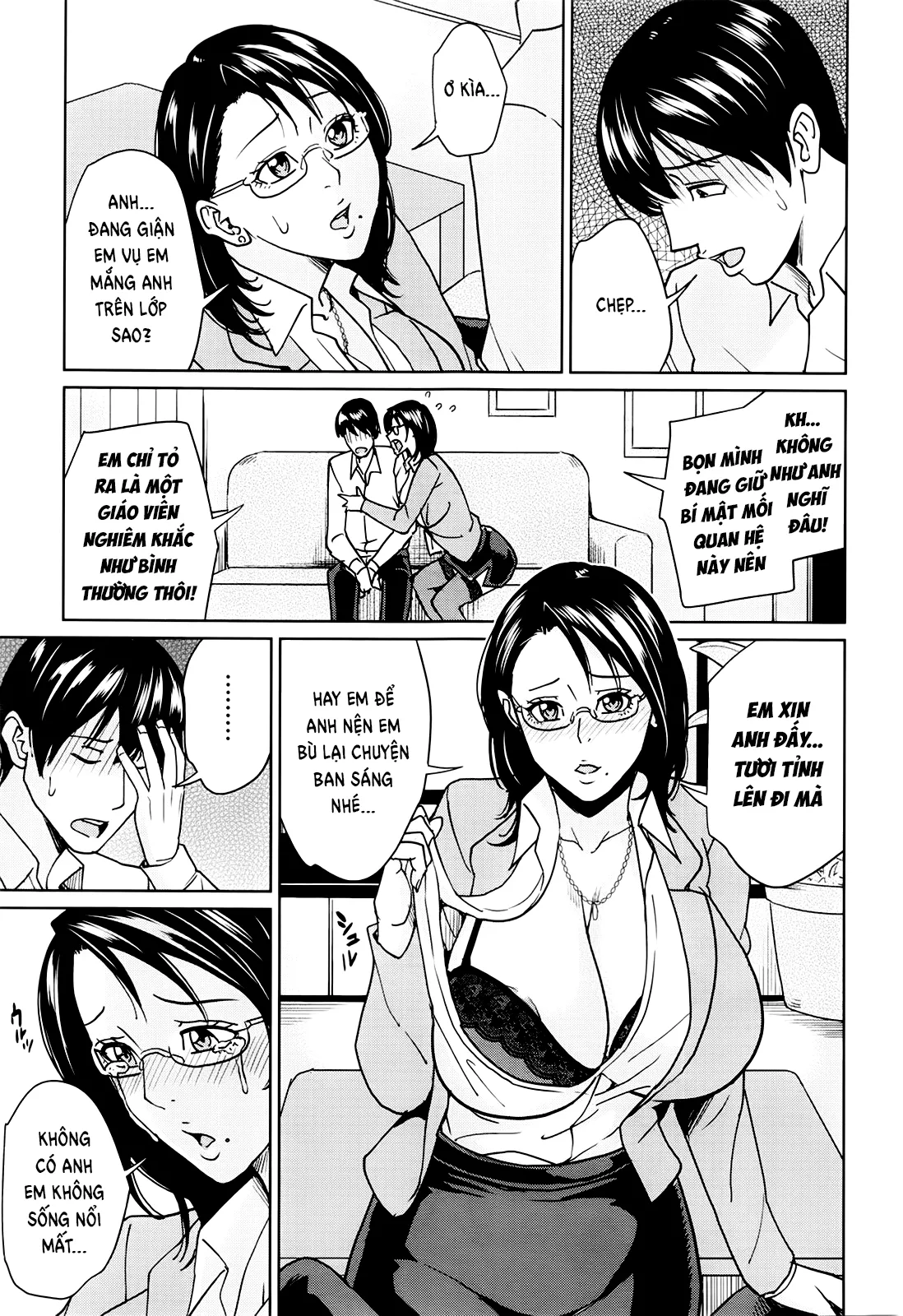 HentaiVN.net - Ảnh 12 - Kyouko-sensei and My Secret [Kyouko Sensei to Boku no Himitsu, Onna Kyoushi to Boku no Himitsu] - Chap 4