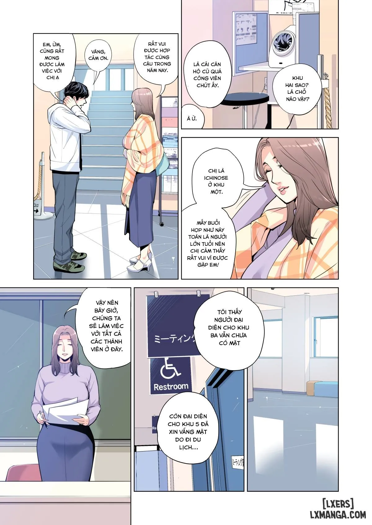 HentaiVN.net - Ảnh 11 - [full color] Hiệp hội khu phố - Chap 1