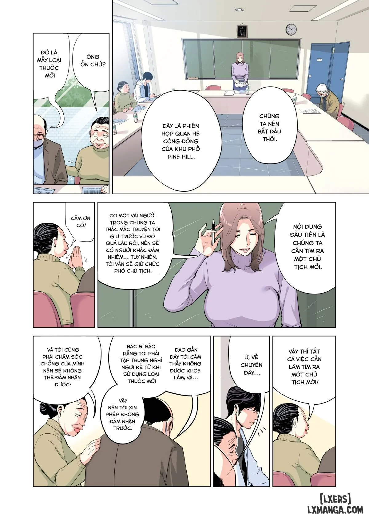 HentaiVN.net - Ảnh 12 - [full color] Hiệp hội khu phố - Chap 1