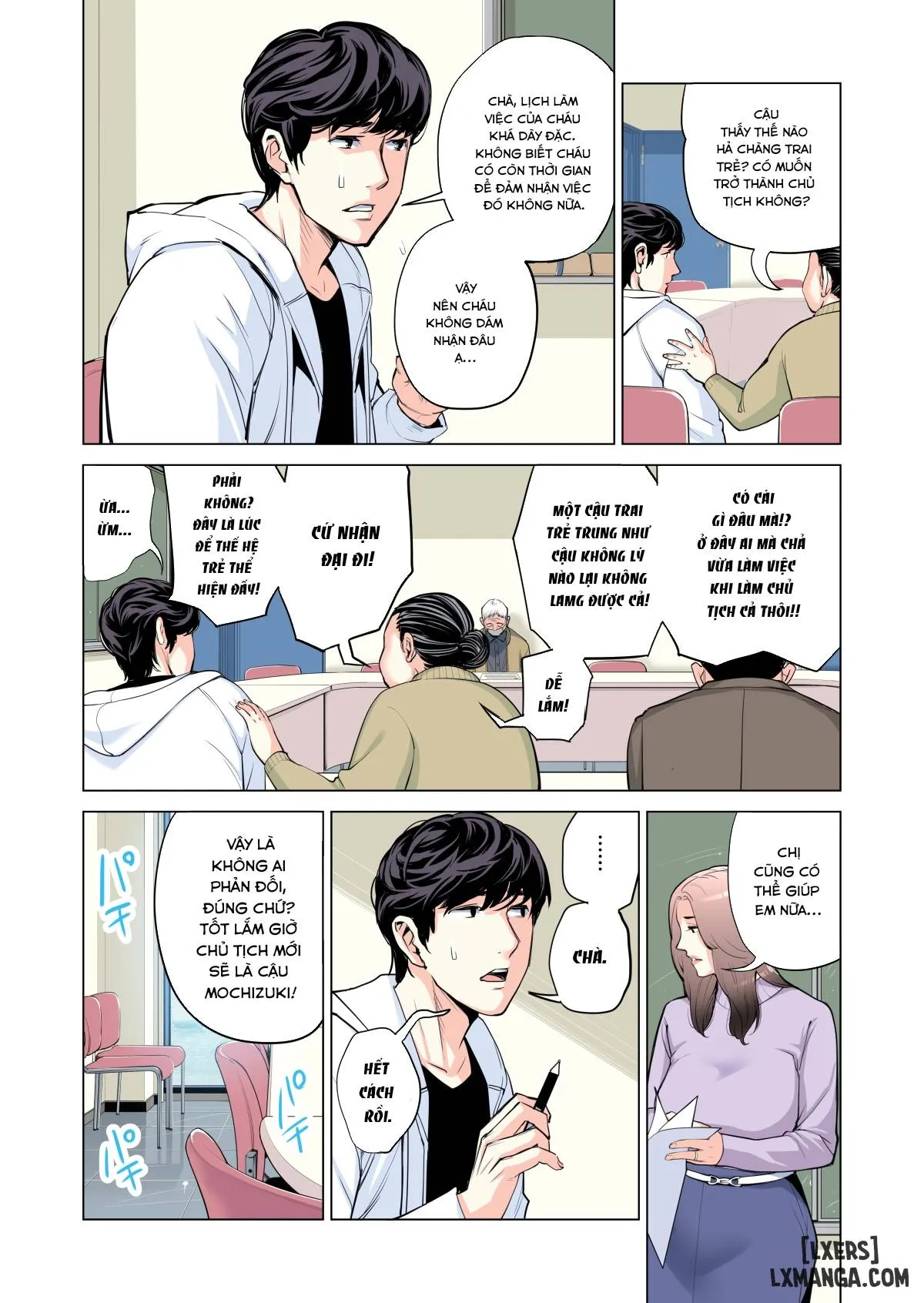 HentaiVN.net - Ảnh 14 - [full color] Hiệp hội khu phố - Chap 1