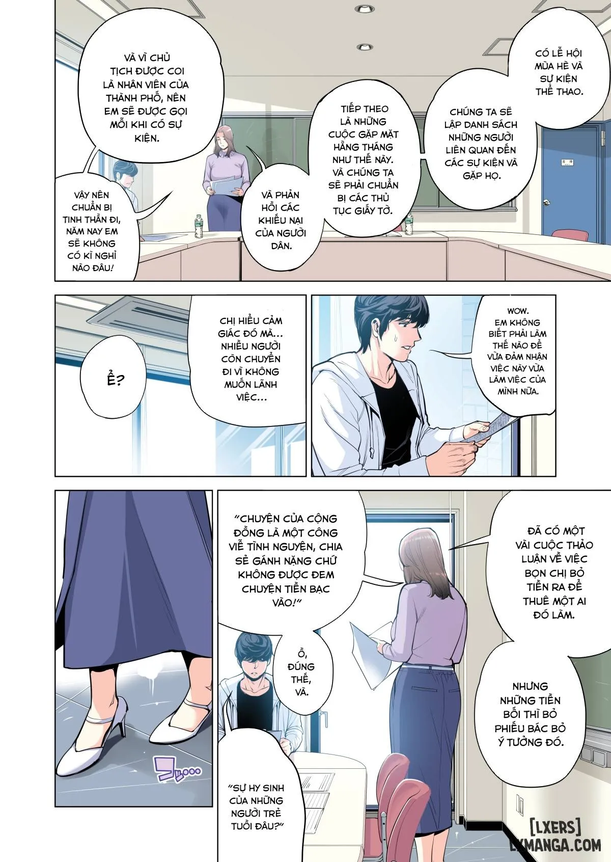 HentaiVN.net - Ảnh 16 - [full color] Hiệp hội khu phố - Chap 1
