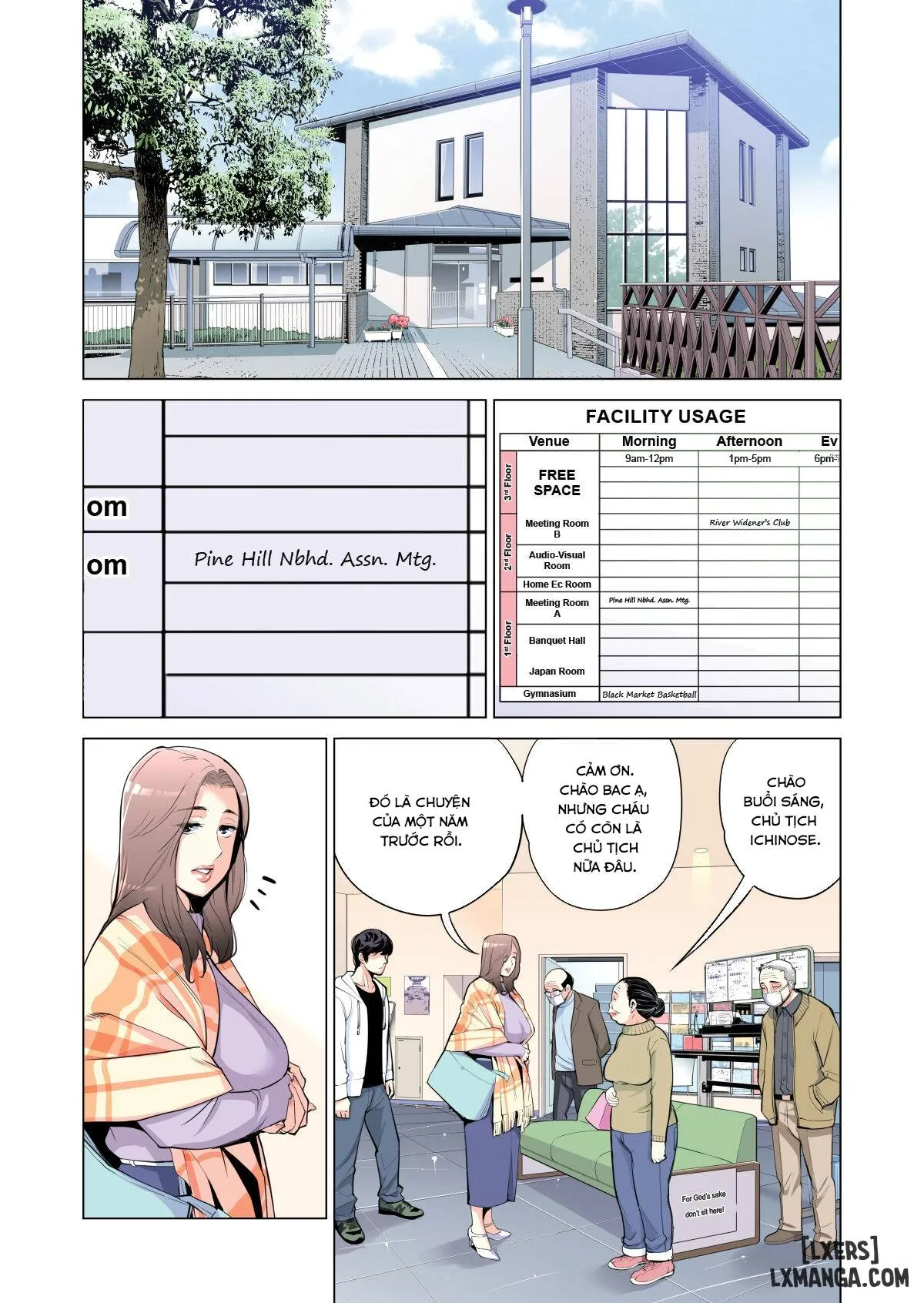 HentaiVN.net - Ảnh 9 - [full color] Hiệp hội khu phố - Chap 1