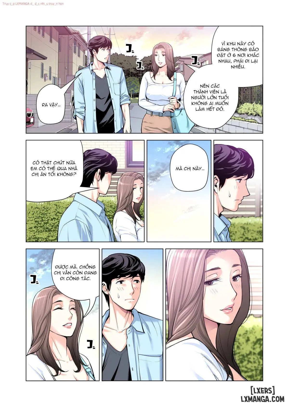 HentaiVN.net - Ảnh 8 - [full color] Hiệp hội khu phố - Chap 3
