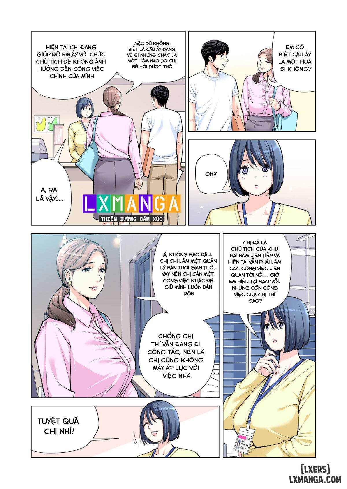 HentaiVN.net - Ảnh 14 - [full color] Hiệp hội khu phố - Chap 2