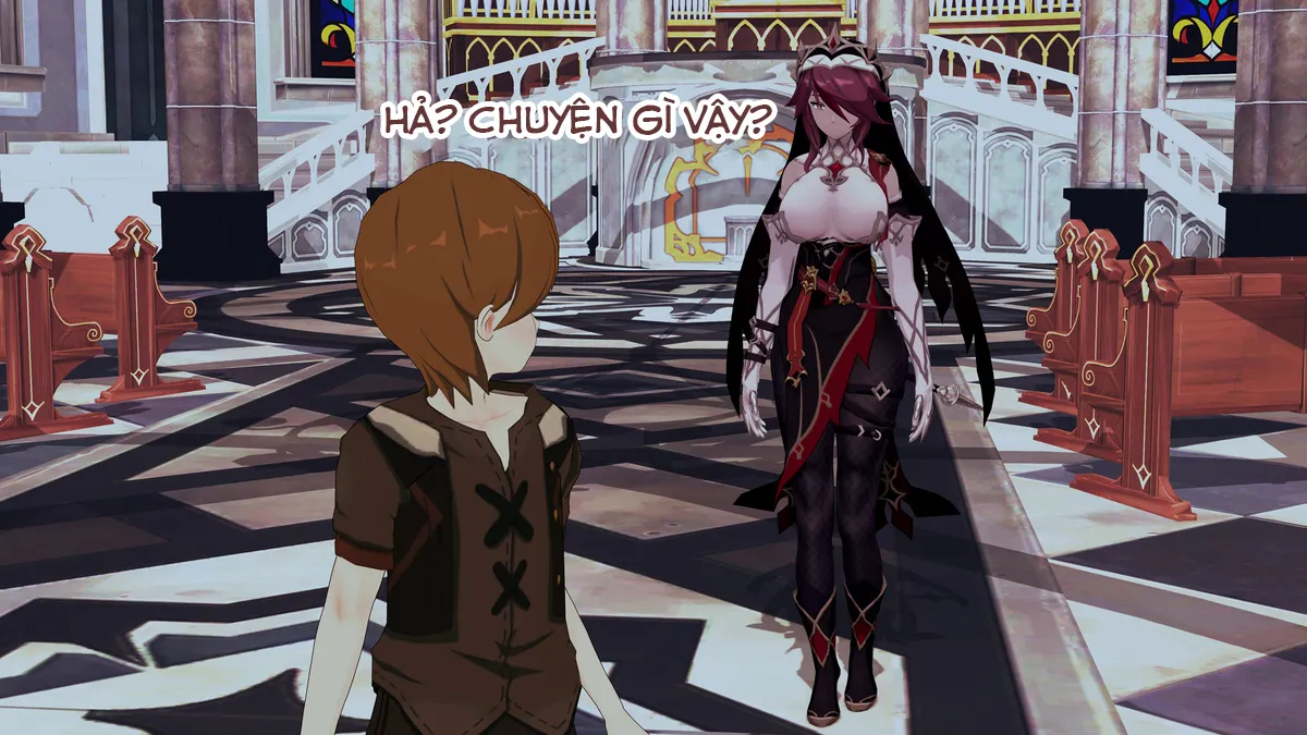 HentaiVN.net - Ảnh 22 - Dàn harem của Timmie. (Genshin Impact) - Rosaria 1
