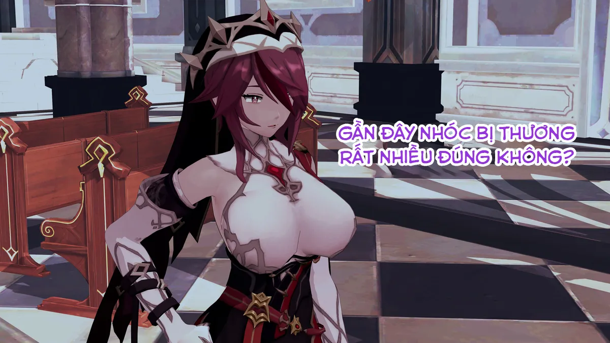 HentaiVN.net - Ảnh 23 - Dàn harem của Timmie. (Genshin Impact) - Rosaria 1