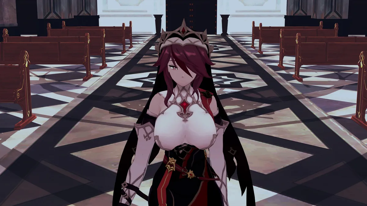 HentaiVN.net - Ảnh 5 - Dàn harem của Timmie. (Genshin Impact) - Rosaria 1