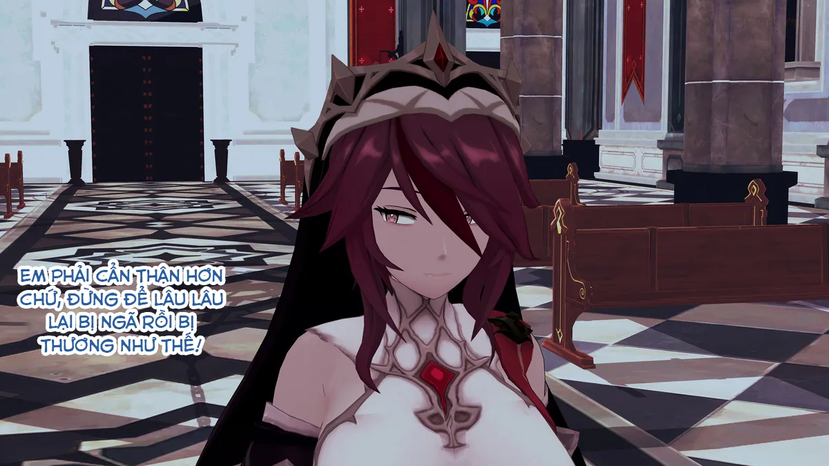 HentaiVN.net - Ảnh 6 - Dàn harem của Timmie. (Genshin Impact) - Rosaria 1