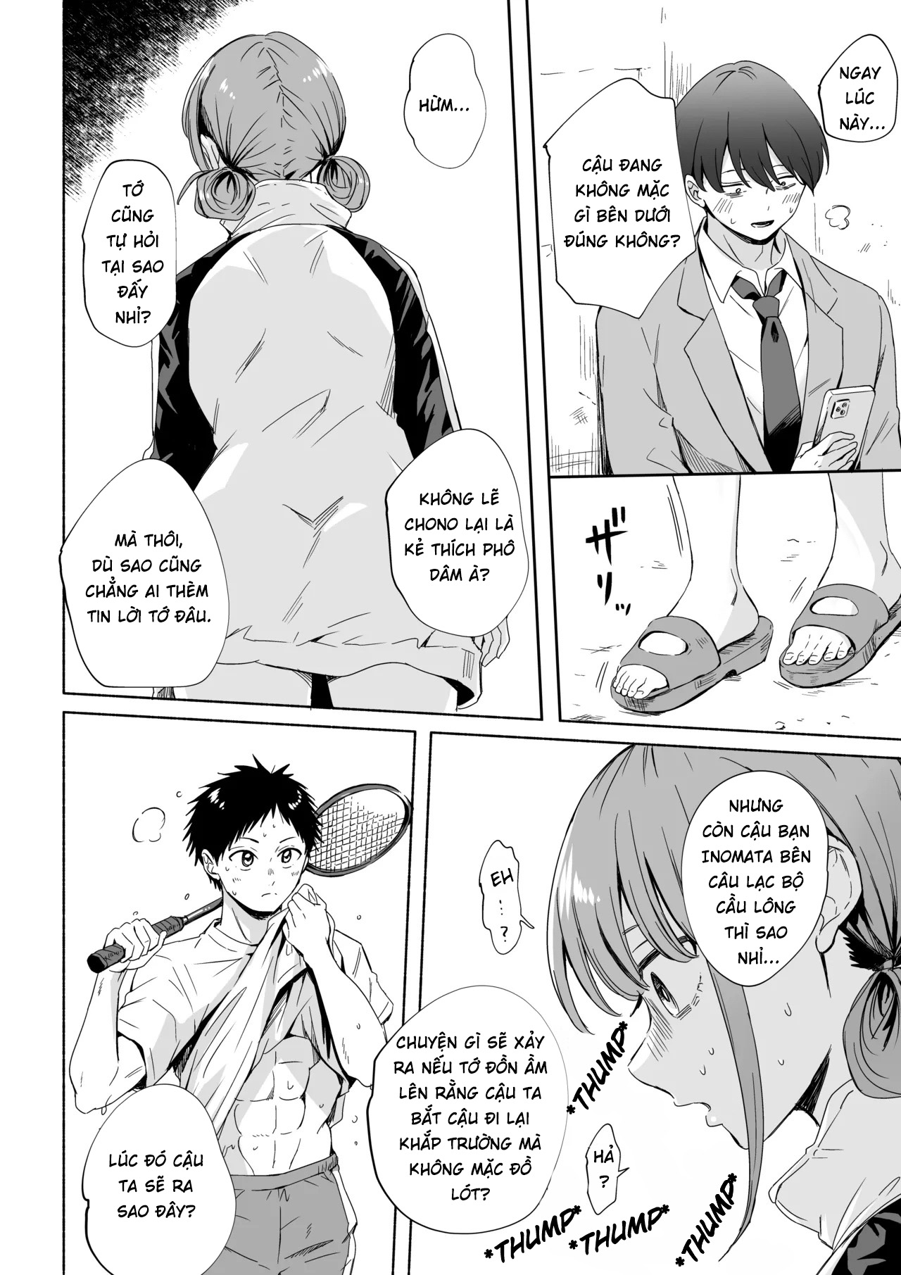 HentaiVN.net - Ảnh 5 - Leotard o Kitenai no Baremashita | I was caught not wearing a leotard - Oneshot