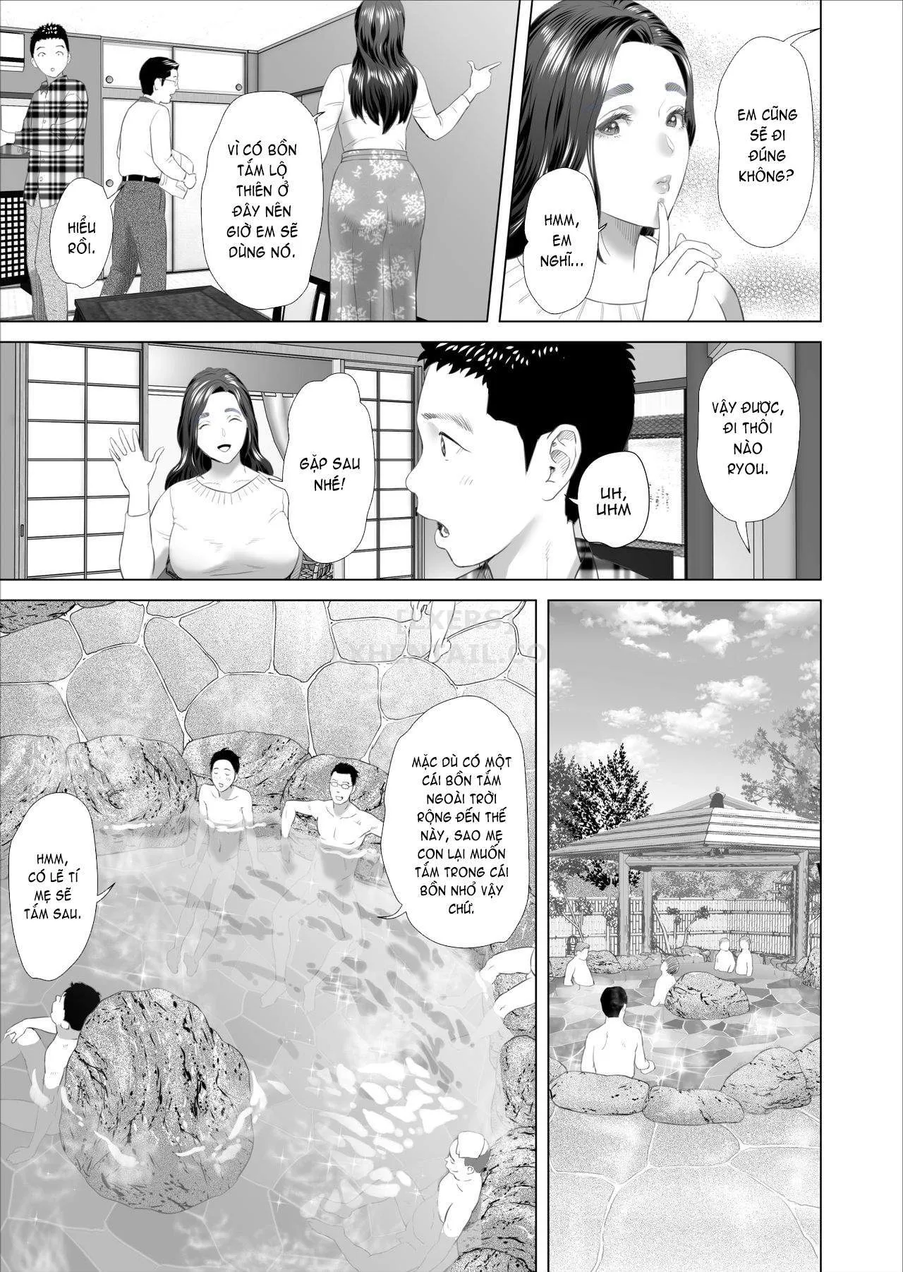 HentaiVN.net - Ảnh 13 - Kinjo Yuuwaku Musuko No Afureru Seiyoku O Nomihosu Haha Hen [Neighborhood Seduction ~Mother Drains Her Son's Overflowing Sexual Desire~] - Chap 3 - [END]