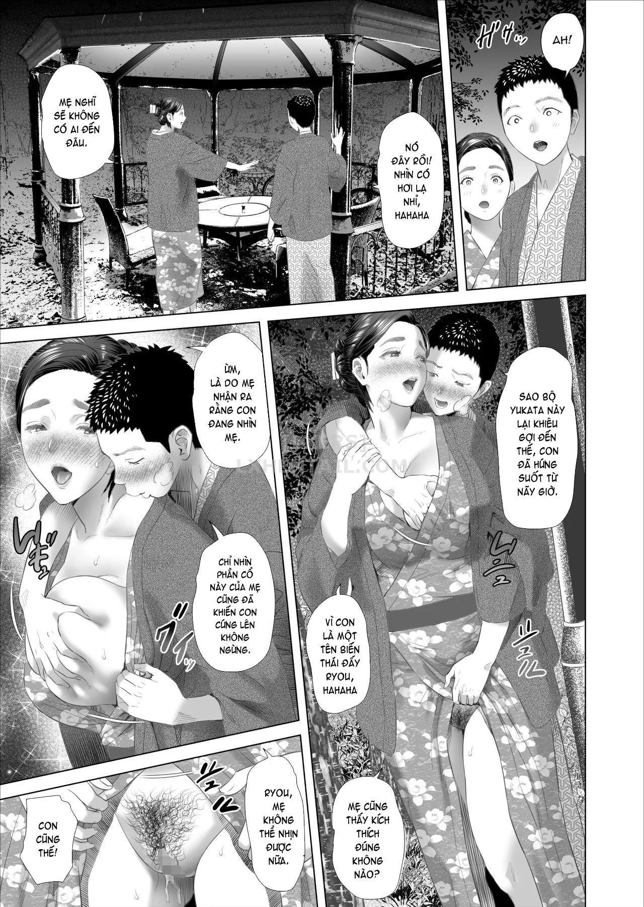 HentaiVN.net - Ảnh 23 - Kinjo Yuuwaku Musuko No Afureru Seiyoku O Nomihosu Haha Hen [Neighborhood Seduction ~Mother Drains Her Son's Overflowing Sexual Desire~] - Chap 3 - [END]