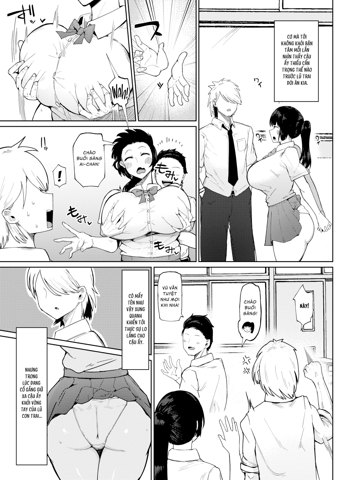 HentaiVN.net - Ảnh 3 - Cô bạn thửa nhỏ ngốc ngếch múp rụp của tôi - Oneshot nổ cặc