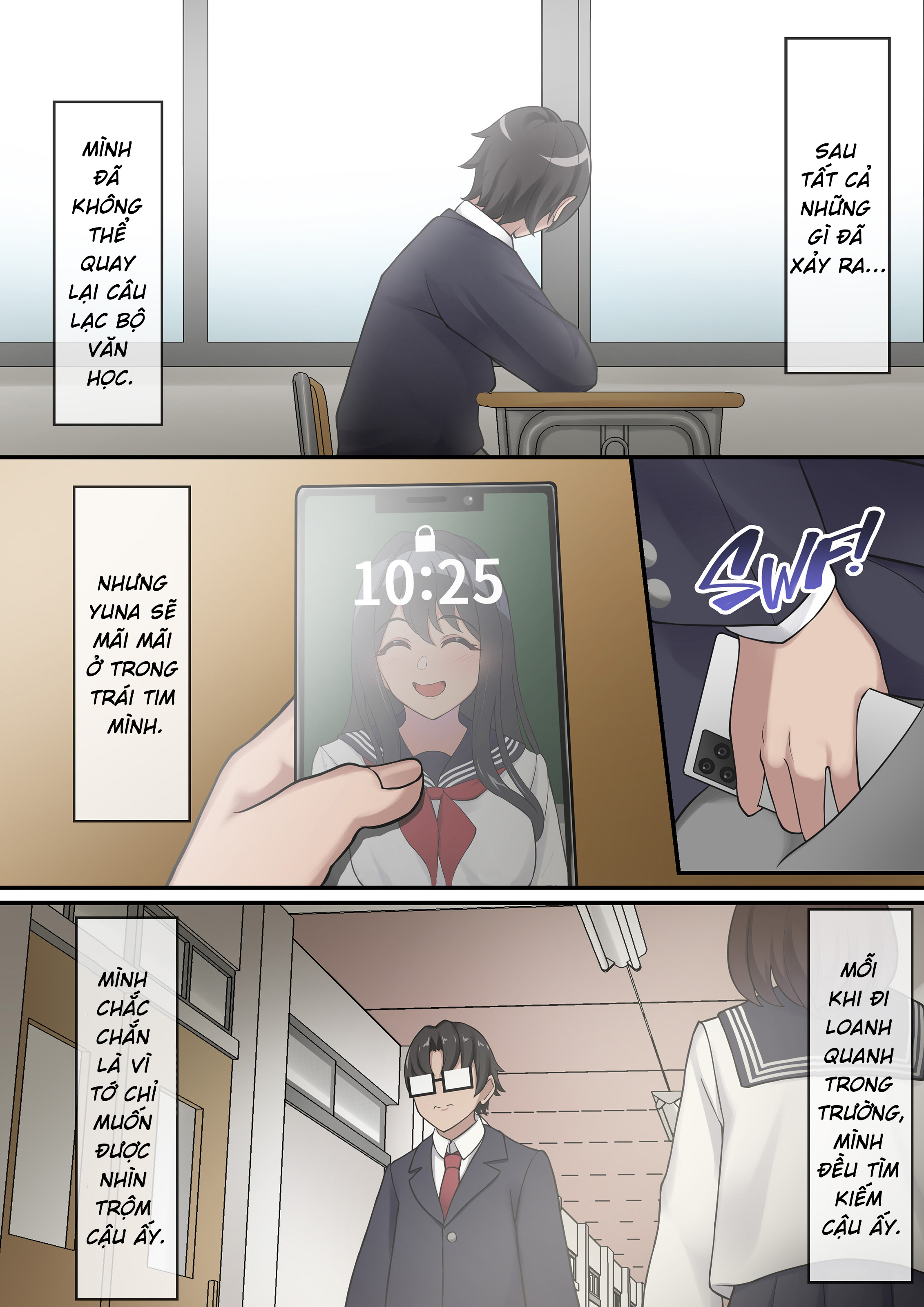 HentaiVN.net - Ảnh 90 - All I Could Do Was Watch... - Tình cảm học đường