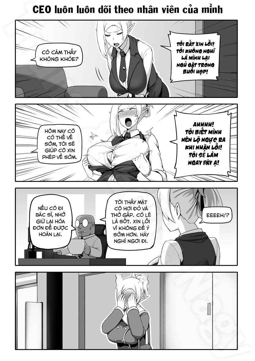 HentaiVN.net - Ảnh 10 - Sếp của tôi là Orc - Chap 01