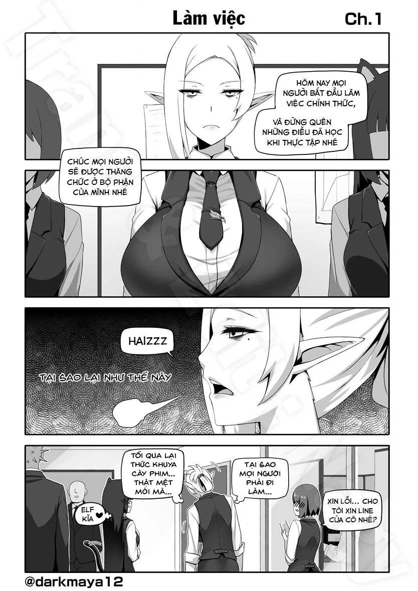 HentaiVN.net - Ảnh 3 - Sếp của tôi là Orc - Chap 01