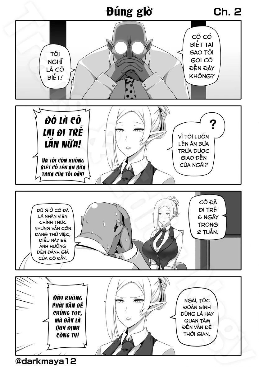 HentaiVN.net - Ảnh 3 - Sếp của tôi là Orc - Chap 02