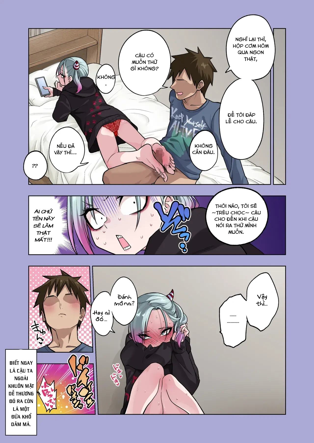 HentaiVN.net - Ảnh 26 - If you play with the tsun tsun Yanke A-chan's weak nipples, she'll do anything you want 3 - Oneshot