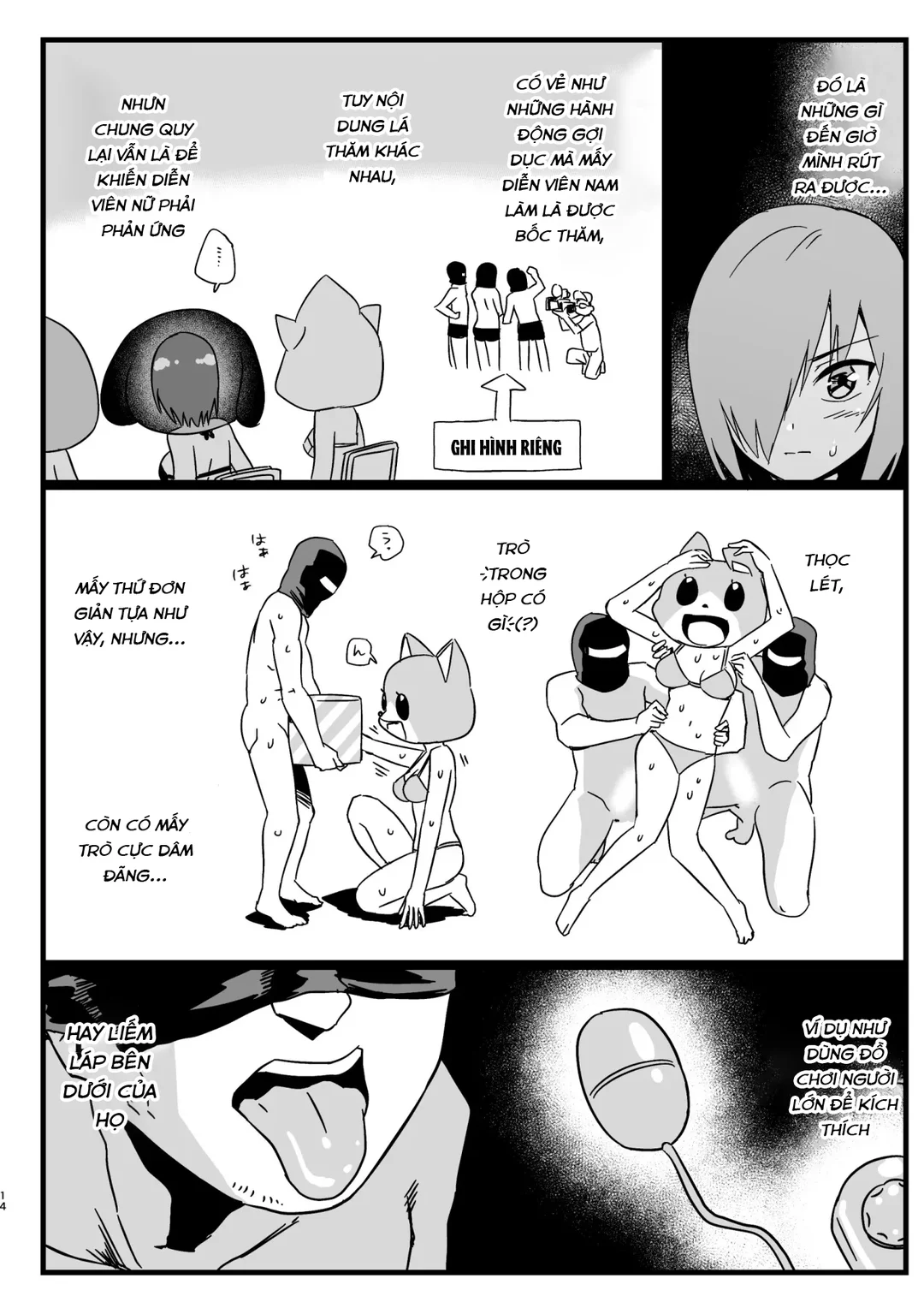 HentaiVN.net - Ảnh 13 - Vô tình vào trường quay AV - Part 1