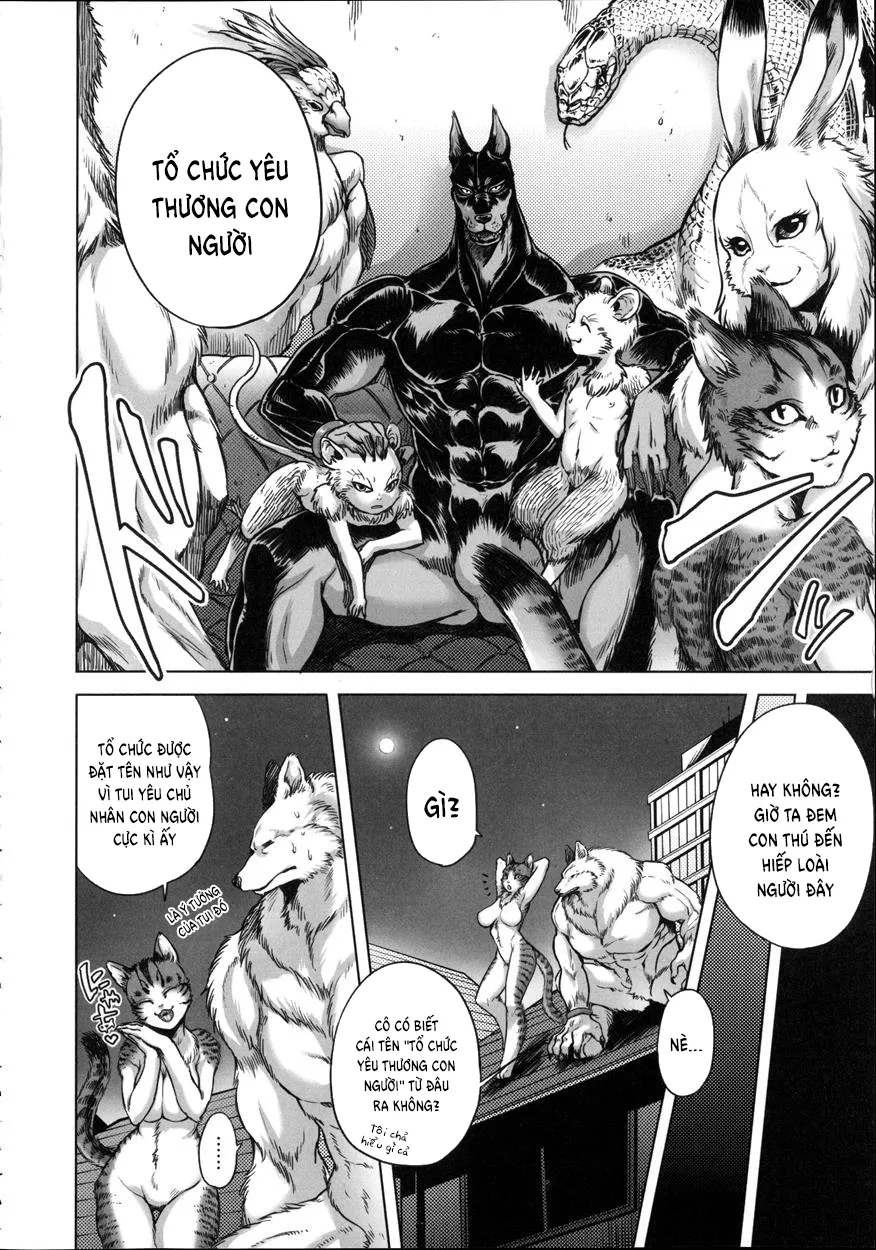 HentaiVN.net - Ảnh 18 - Human-lovers Committee - Chap 1: Beasts Intentions