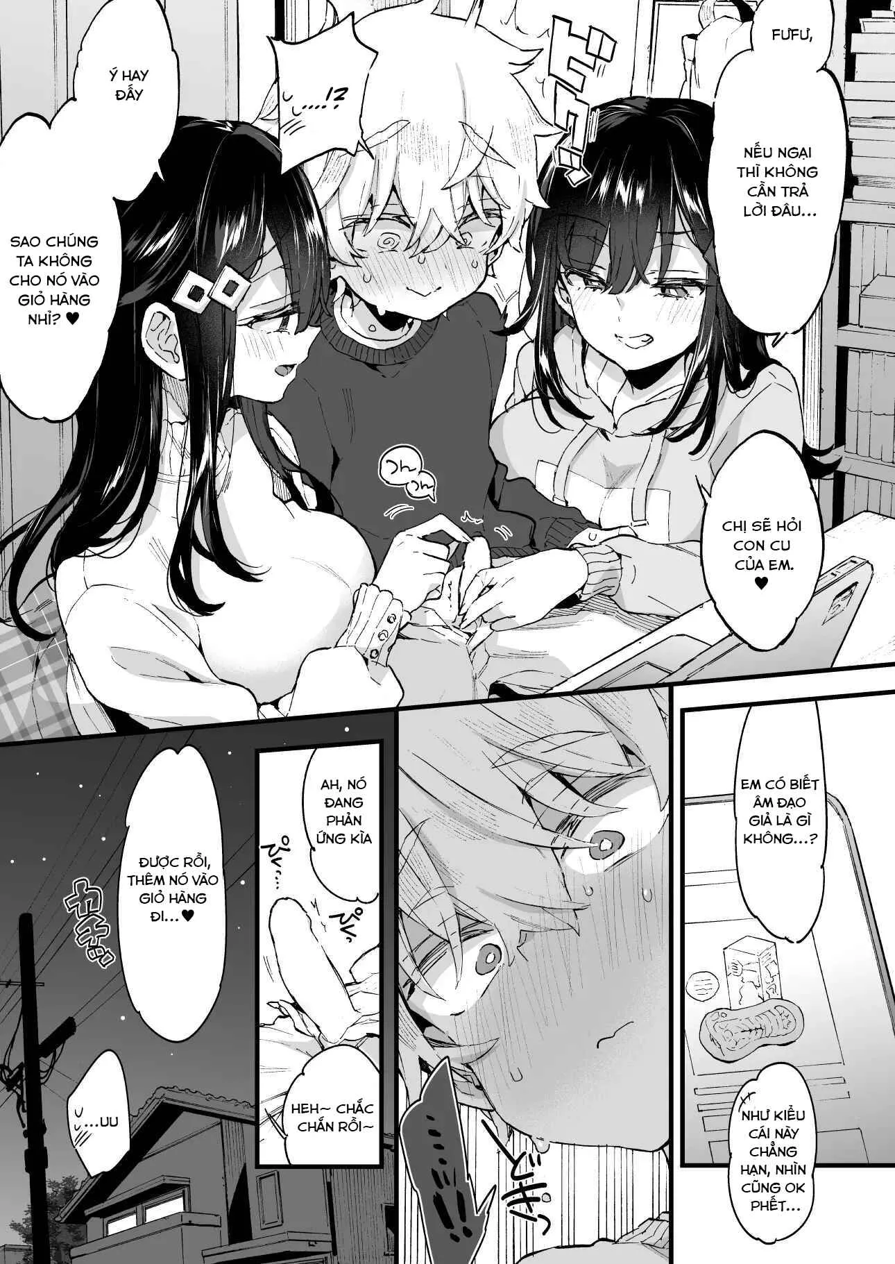 HentaiVN.net - Ảnh 7 - Onee-chan to Yofukashi! - Sếch bé trai siêu gay cấn