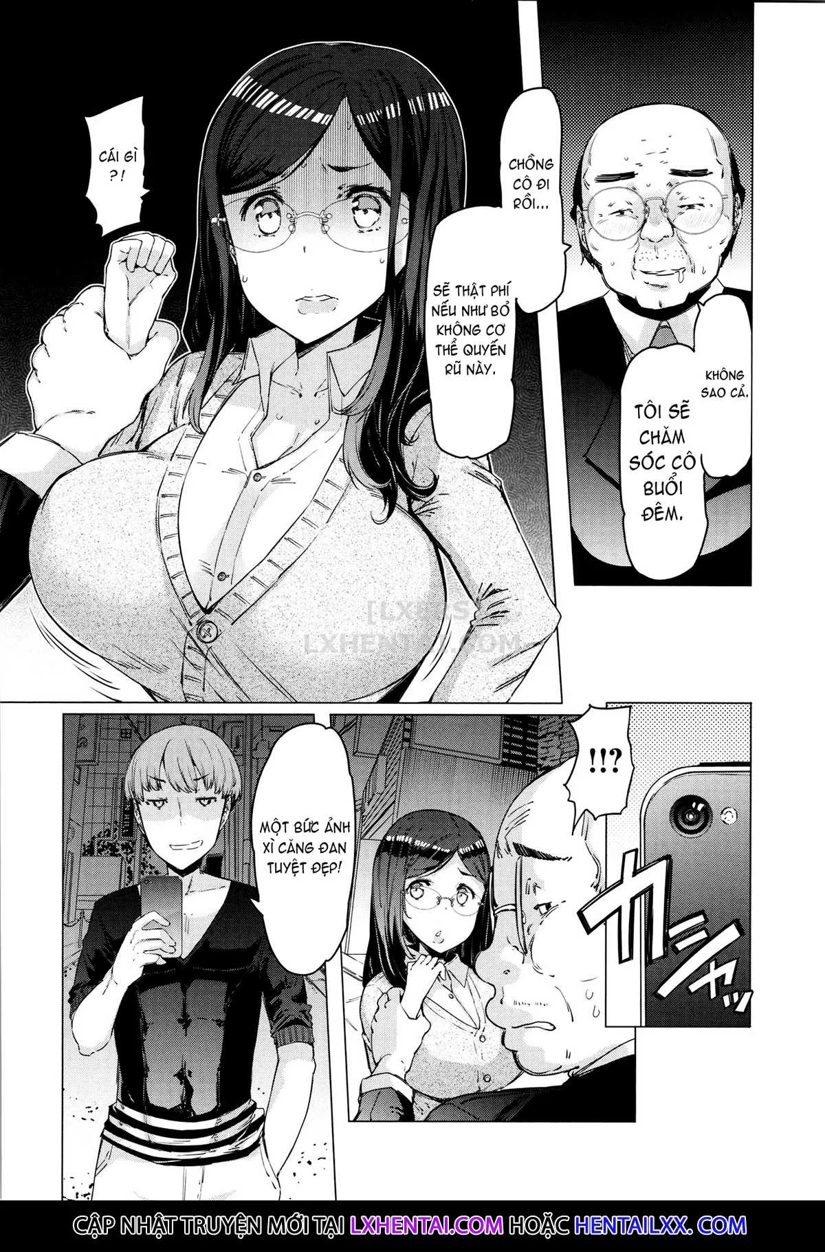 HentaiVN.net - Ảnh 7 - These Housewives Are Too Lewd I Can't Help It! [Hitozuma Ga Ero Sugite Shigoto Ni Naranai!] - Chap 3