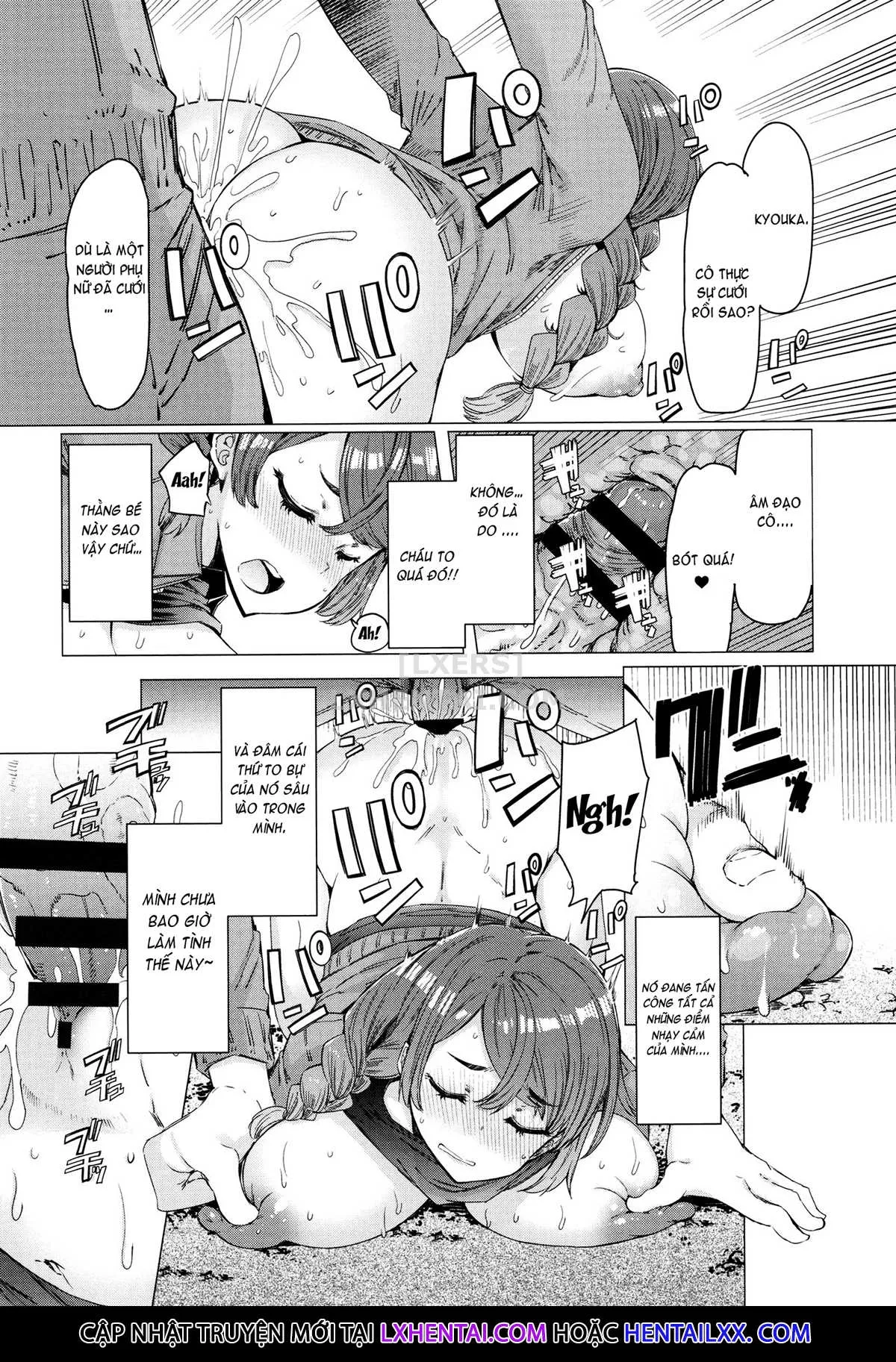 HentaiVN.net - Ảnh 13 - These Housewives Are Too Lewd I Can't Help It! [Hitozuma Ga Ero Sugite Shigoto Ni Naranai!] - Chap 5