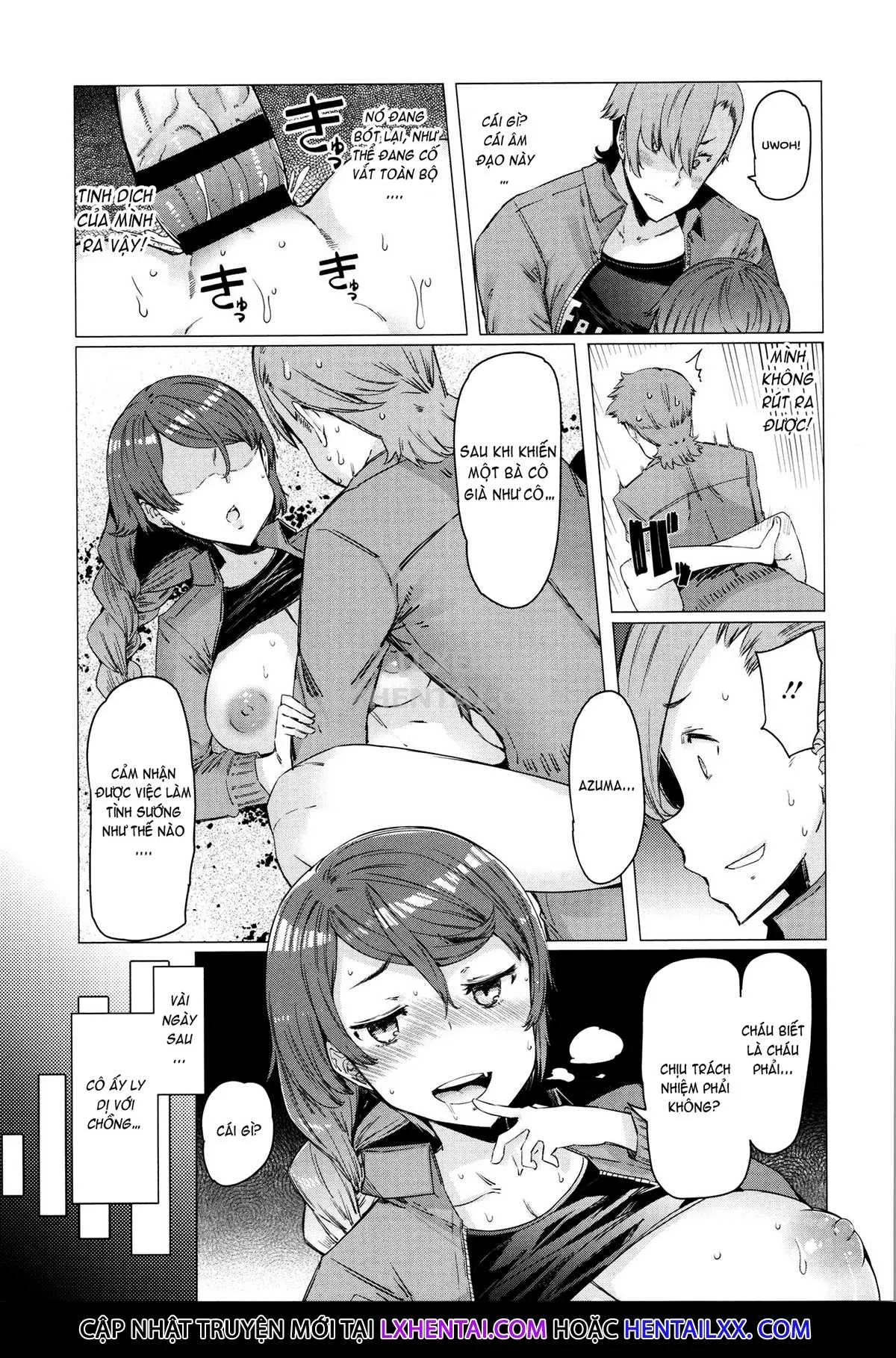 HentaiVN.net - Ảnh 18 - These Housewives Are Too Lewd I Can't Help It! [Hitozuma Ga Ero Sugite Shigoto Ni Naranai!] - Chap 5