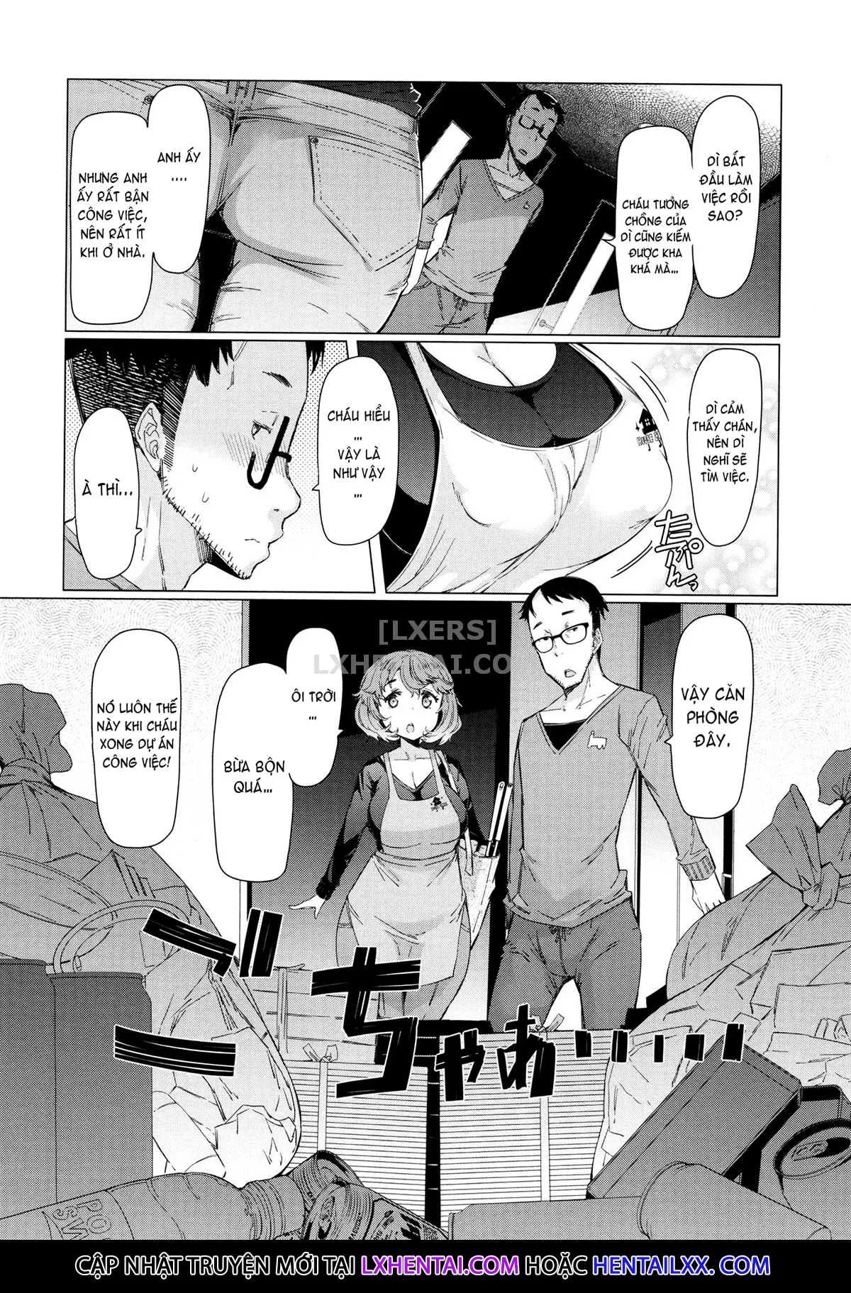 HentaiVN.net - Ảnh 3 - These Housewives Are Too Lewd I Can't Help It! [Hitozuma Ga Ero Sugite Shigoto Ni Naranai!] - Chap 7