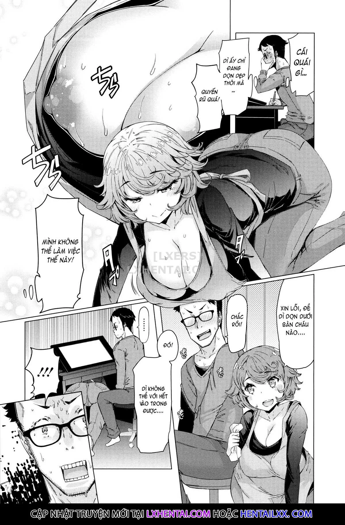 HentaiVN.net - Ảnh 7 - These Housewives Are Too Lewd I Can't Help It! [Hitozuma Ga Ero Sugite Shigoto Ni Naranai!] - Chap 7