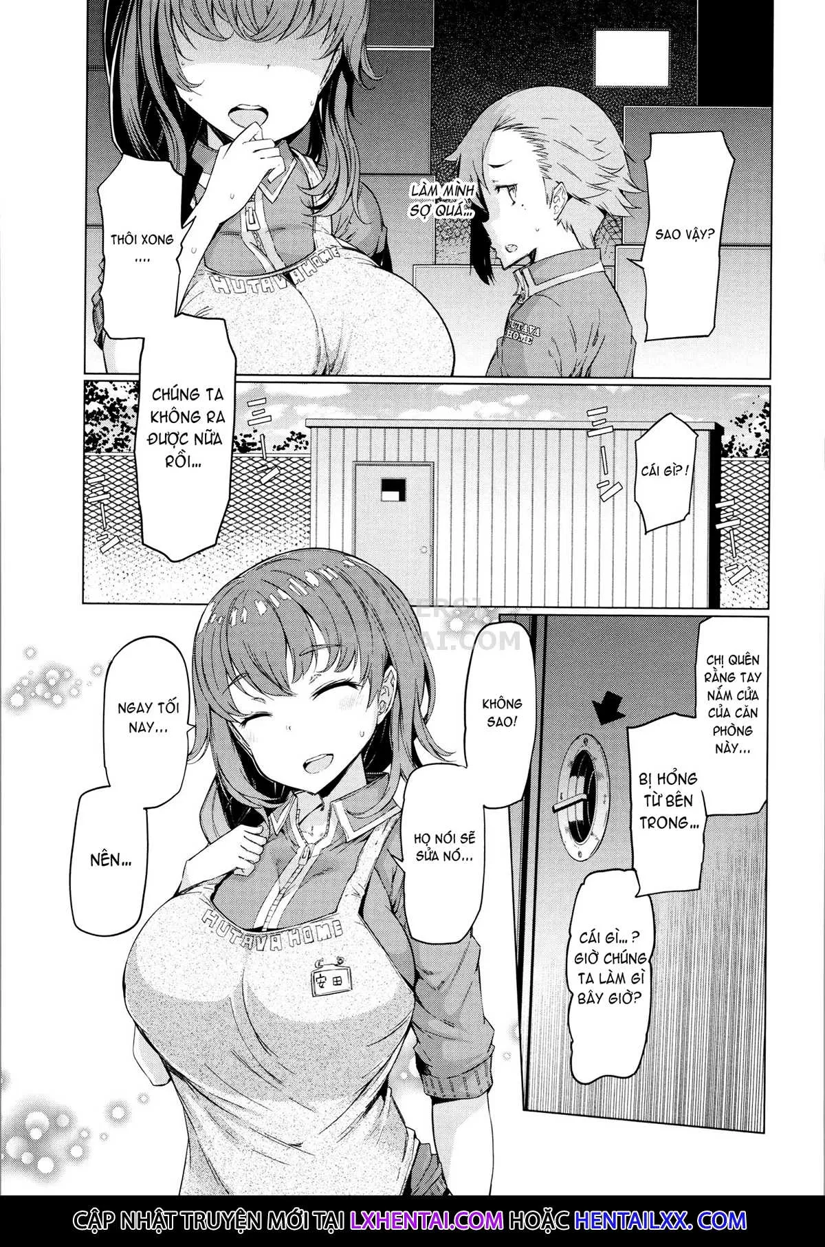 HentaiVN.net - Ảnh 4 - These Housewives Are Too Lewd I Can't Help It! [Hitozuma Ga Ero Sugite Shigoto Ni Naranai!] - Chap 9