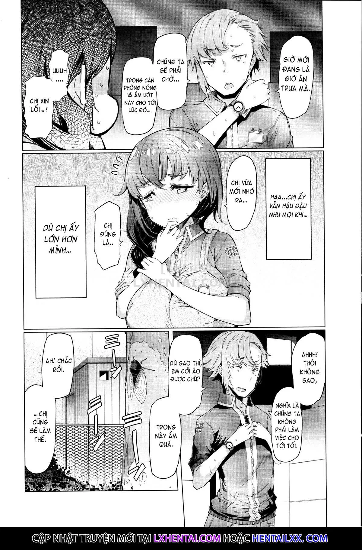 HentaiVN.net - Ảnh 5 - These Housewives Are Too Lewd I Can't Help It! [Hitozuma Ga Ero Sugite Shigoto Ni Naranai!] - Chap 9