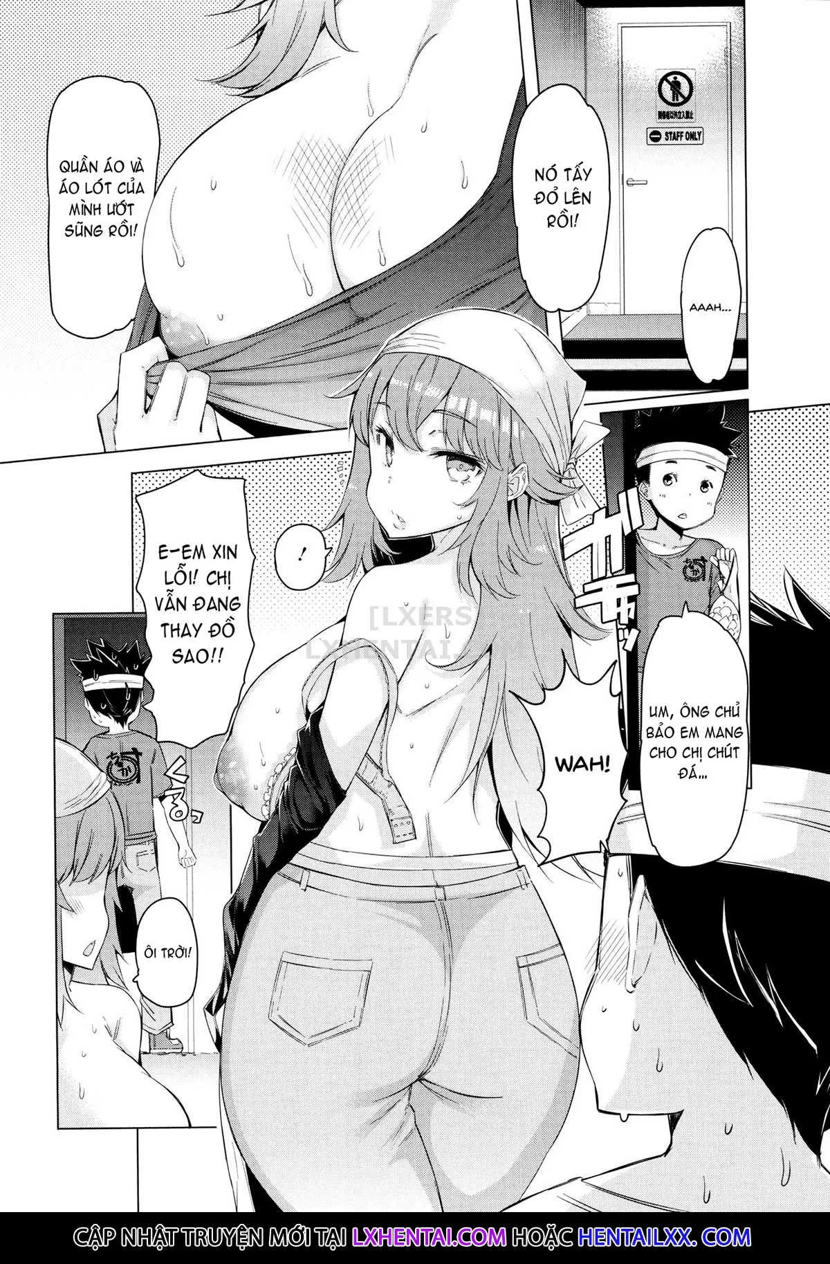 HentaiVN.net - Ảnh 5 - These Housewives Are Too Lewd I Can't Help It! [Hitozuma Ga Ero Sugite Shigoto Ni Naranai!] - Chap 10 - END
