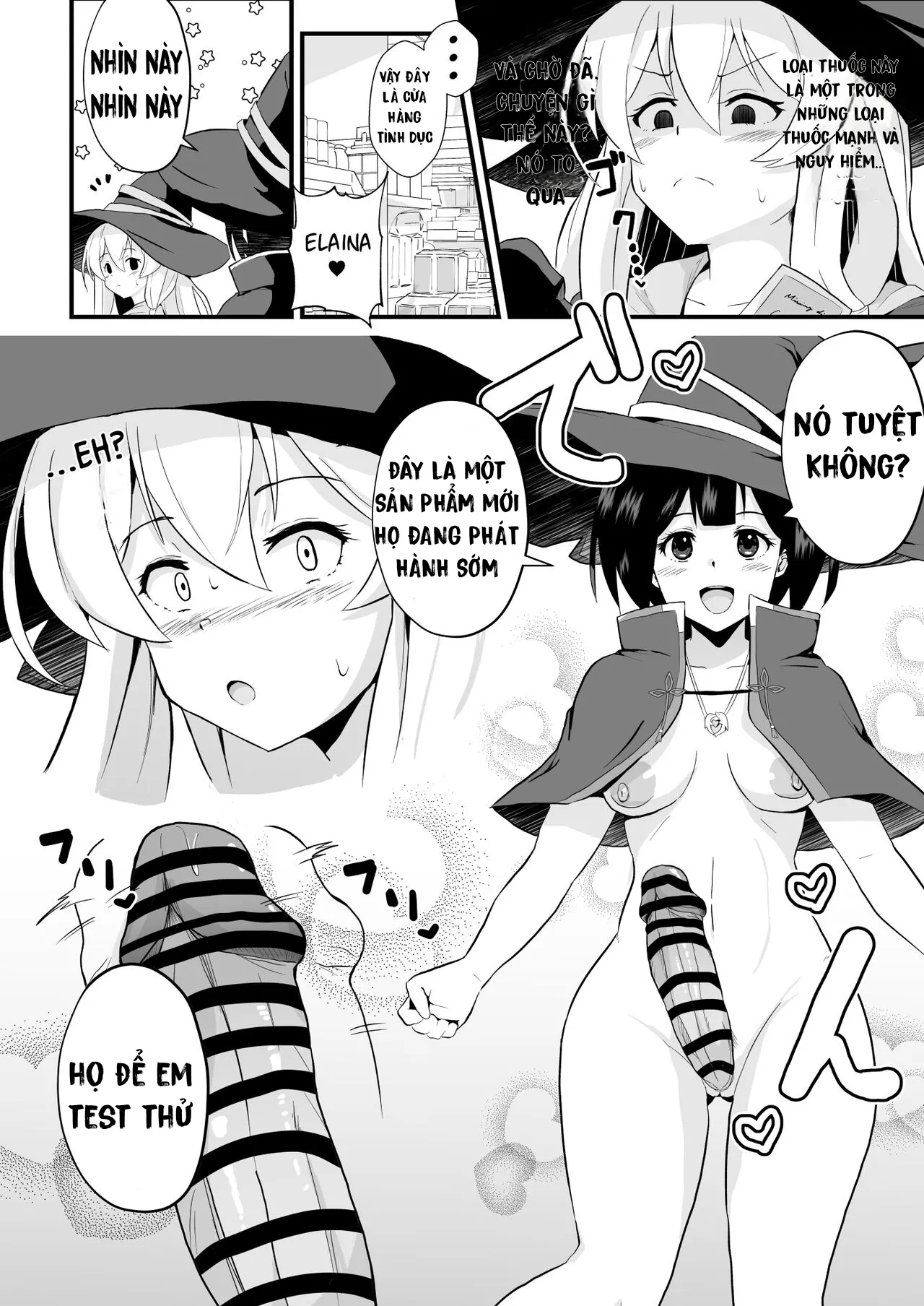 HentaiVN.net - Ảnh 15 - Elaina ở vùng đất của hạnh phúc - chap 1