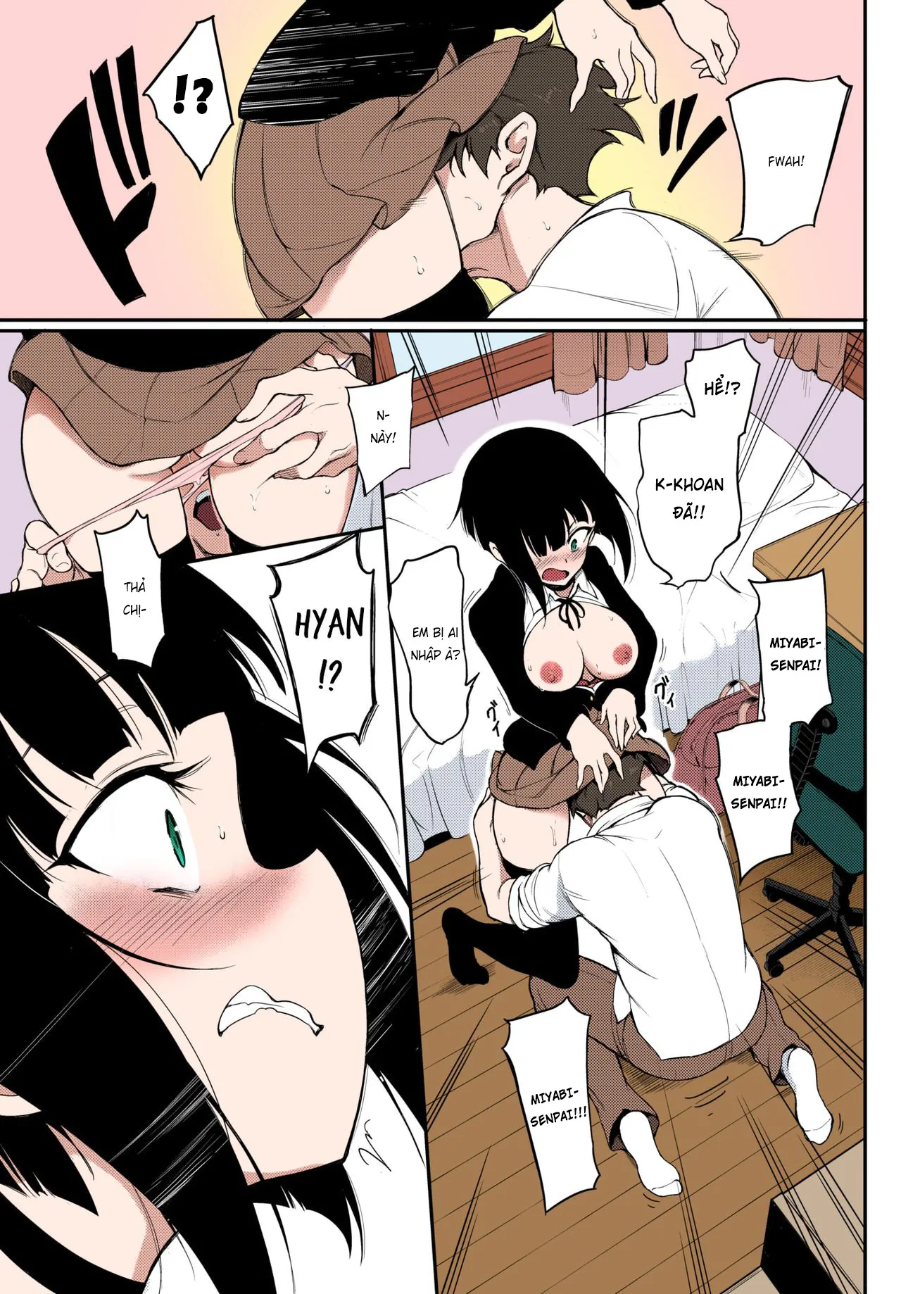 HentaiVN.net - Ảnh 10 - Senpai Lạnh Lùng ❤ [Refined Senpai ❤] - Chap 1: Full color