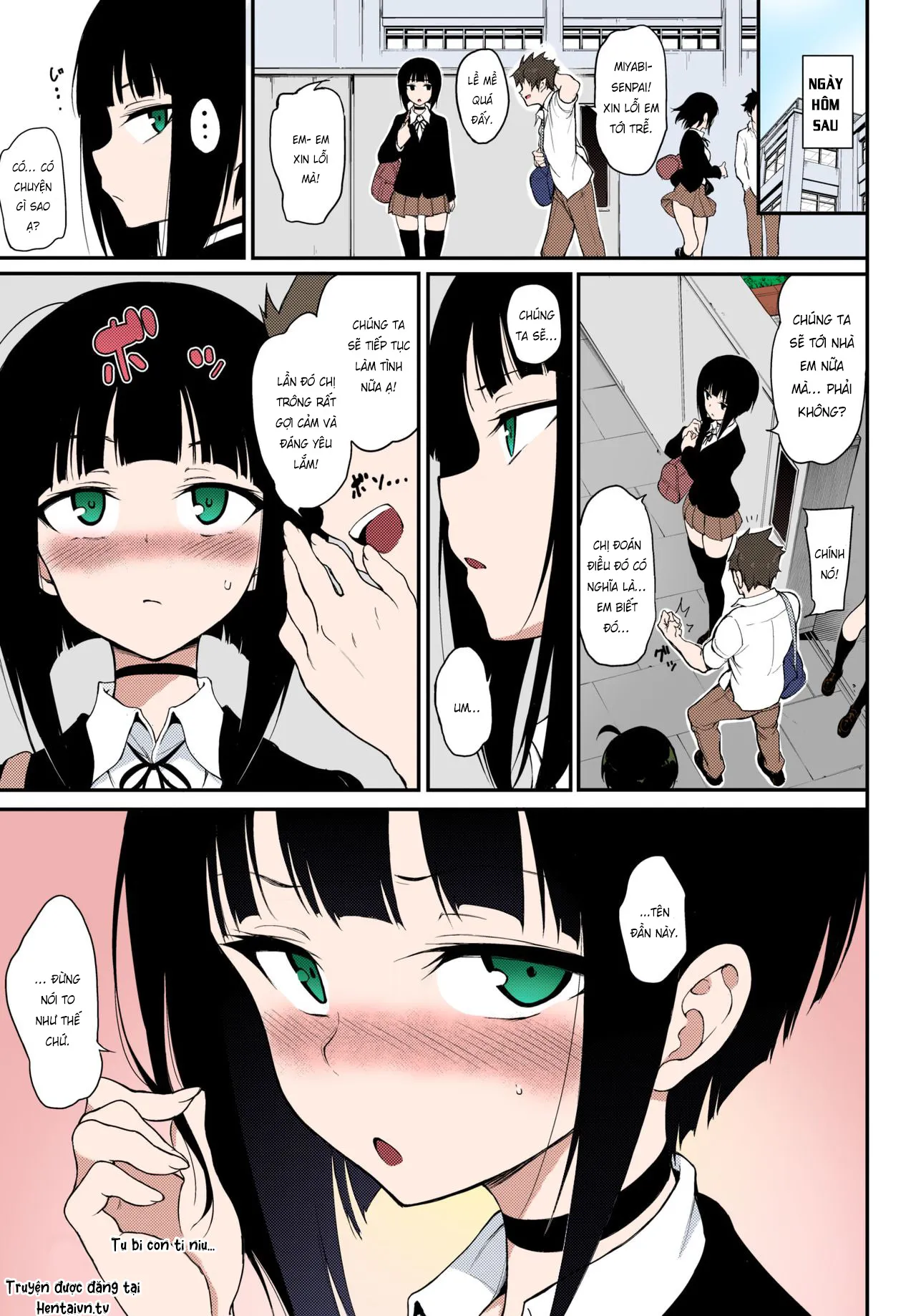 HentaiVN.net - Ảnh 25 - Senpai Lạnh Lùng ❤ [Refined Senpai ❤] - Chap 1: Full color