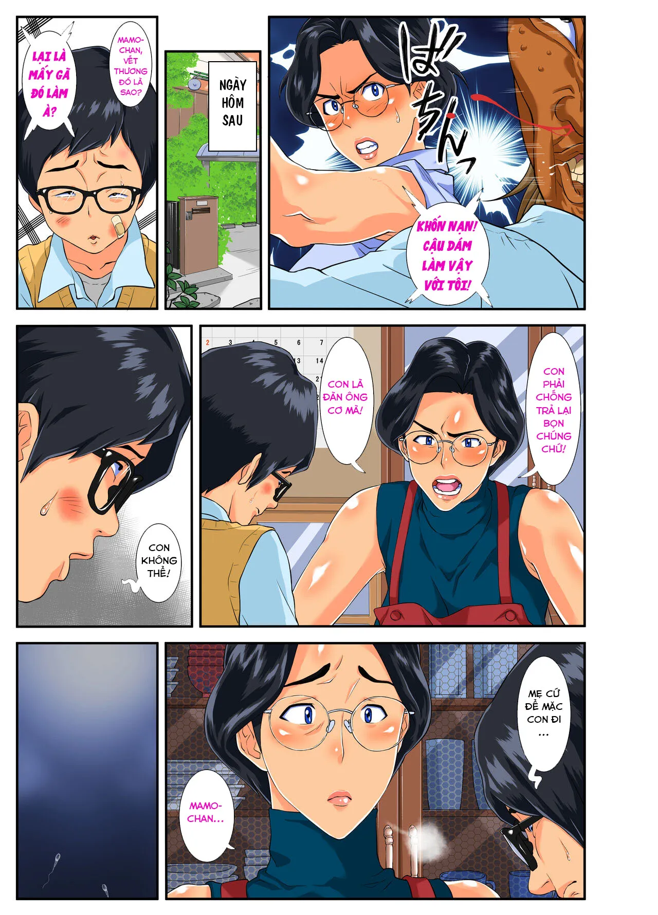 HentaiVN.net - Ảnh 4 - Musuko no Migawari ni Ijimekko ni Karada o Sashidasu Kimajime de Okatai Bakunyuu Mama! - Chap 1